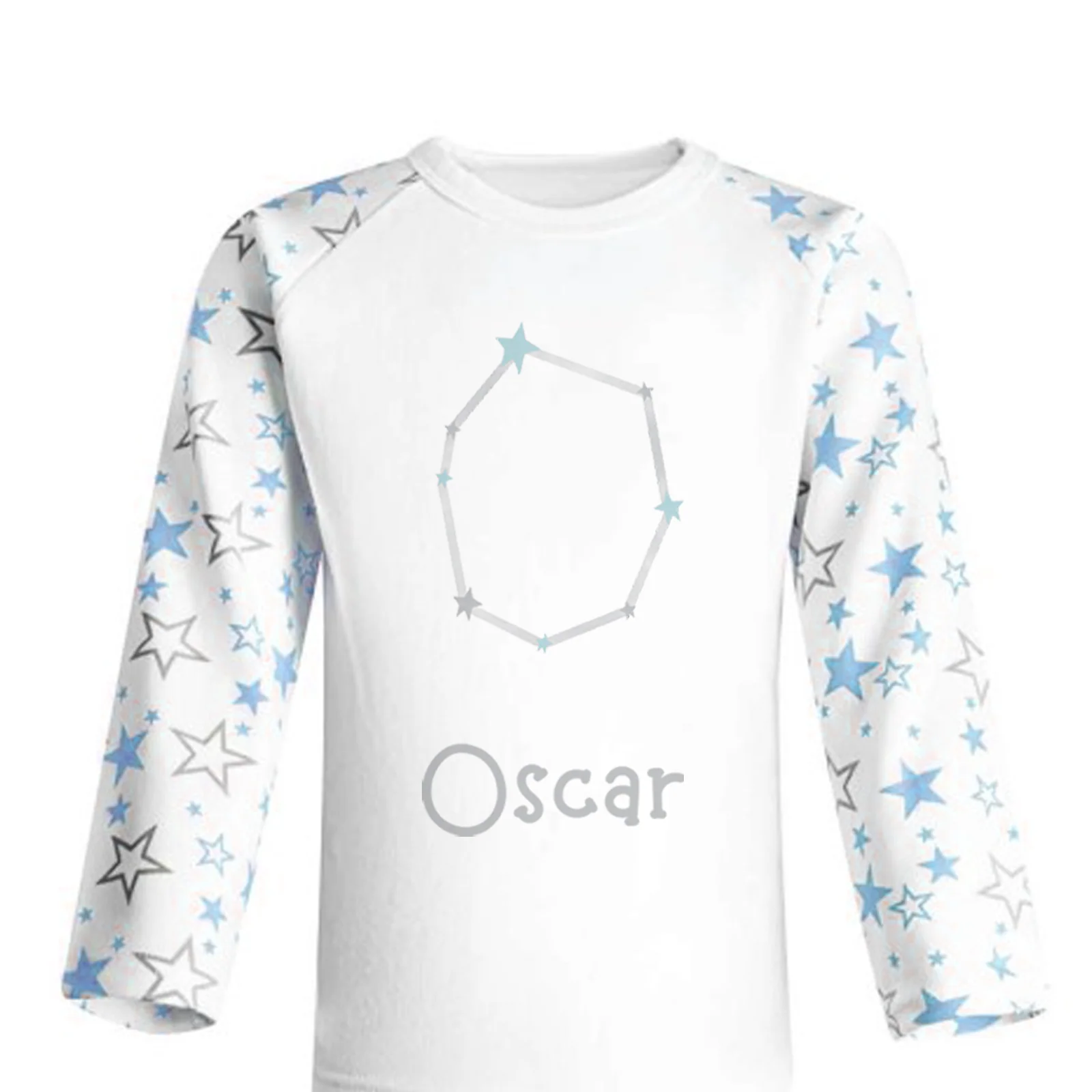 Blue Star Constellation Alphabet Personalised Pjs - Image 6