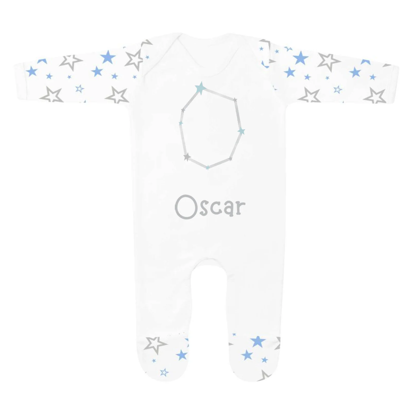 Blue Star Constellation Alphabet Personalised Pjs - Image 8