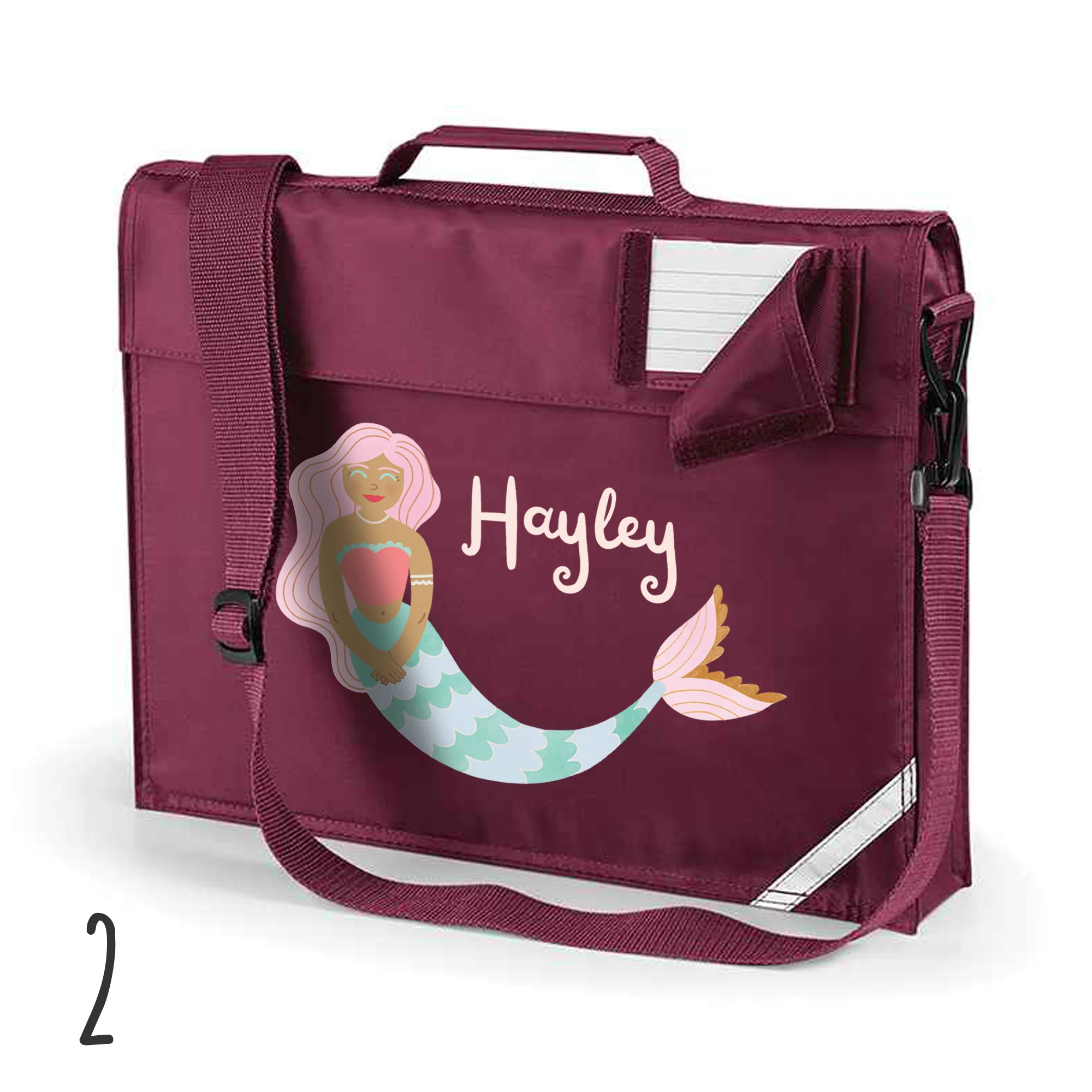 Book Bag - Mermaid -Personalised - Image 2