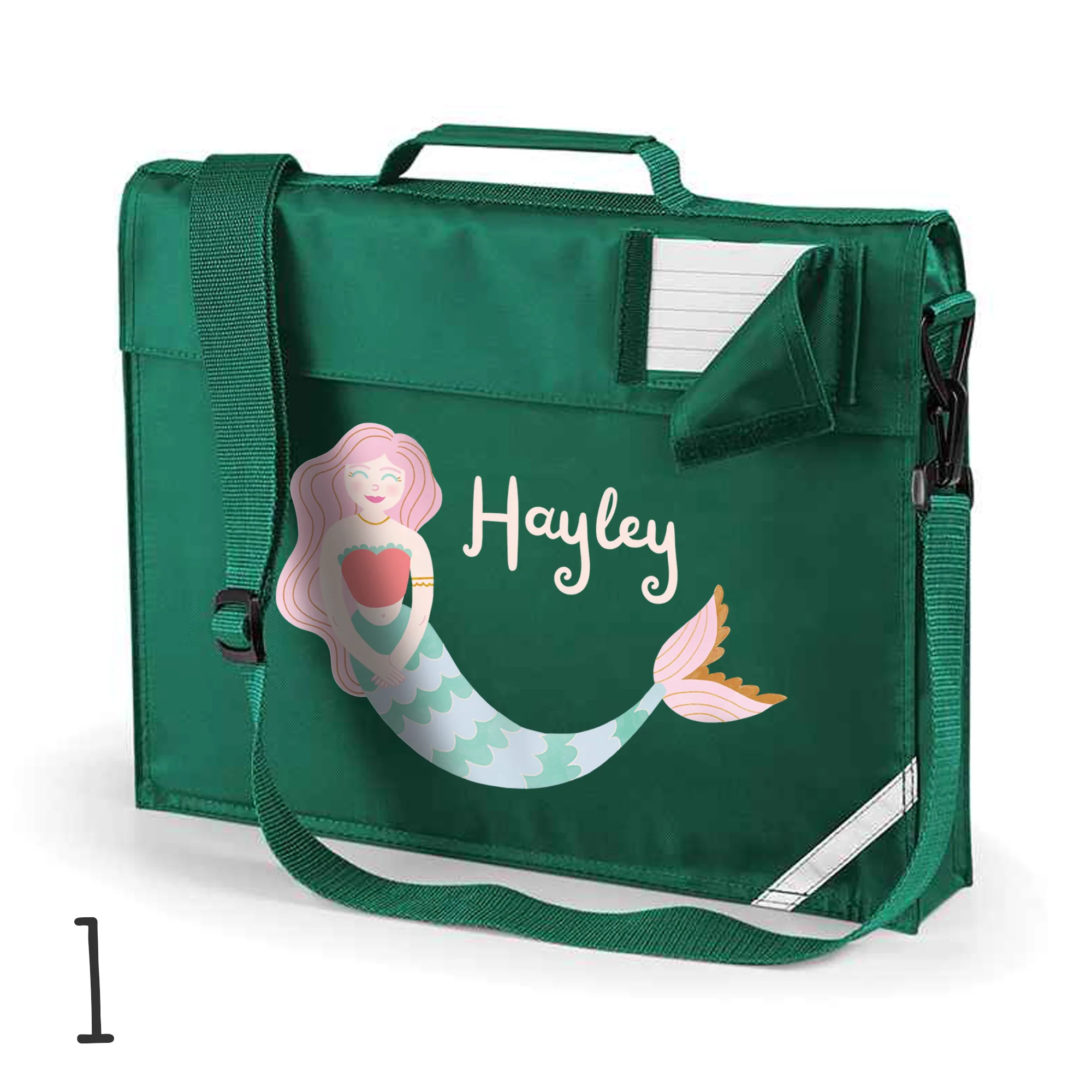 Book Bag - Mermaid -Personalised - Image 3