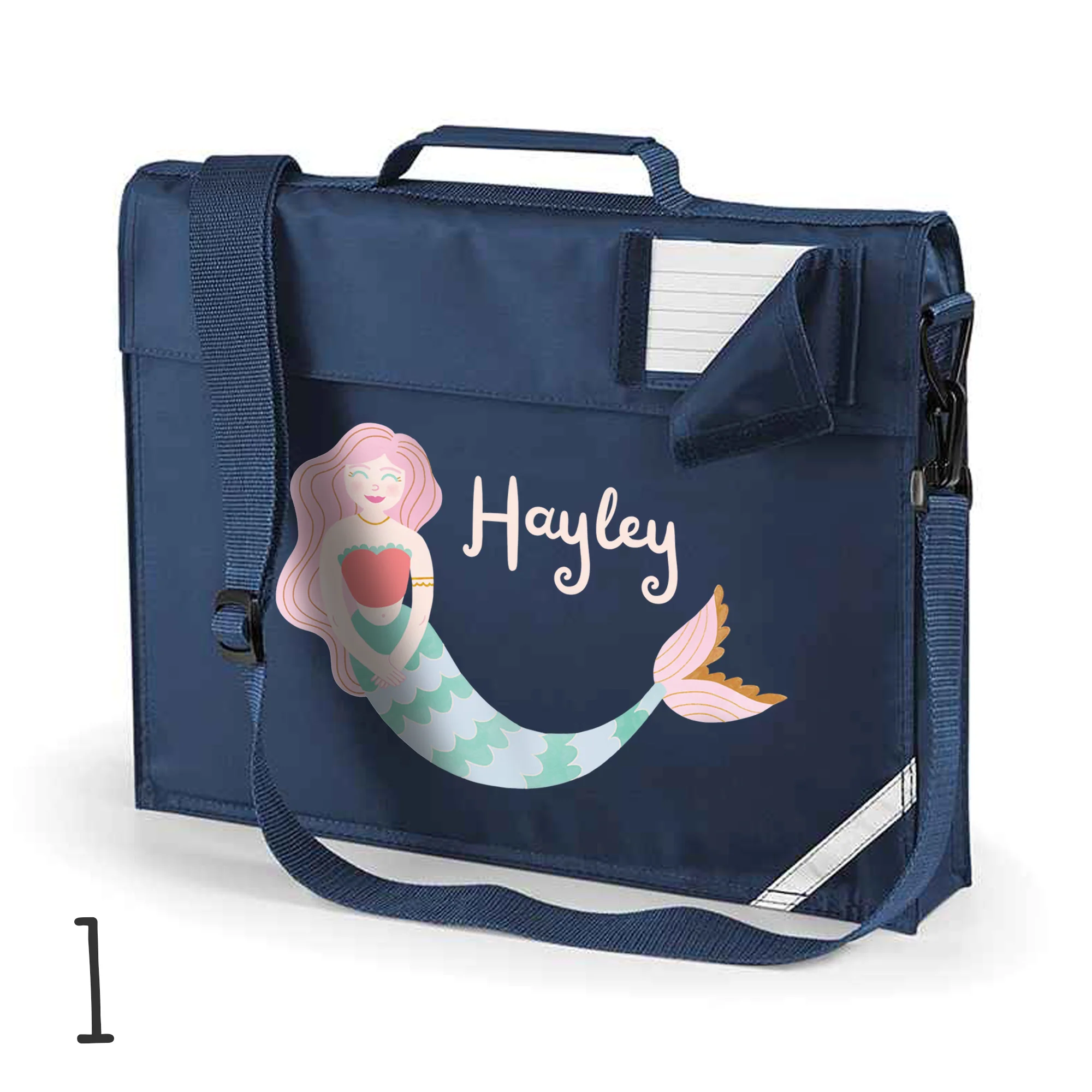 Book Bag - Mermaid -Personalised - Image 6