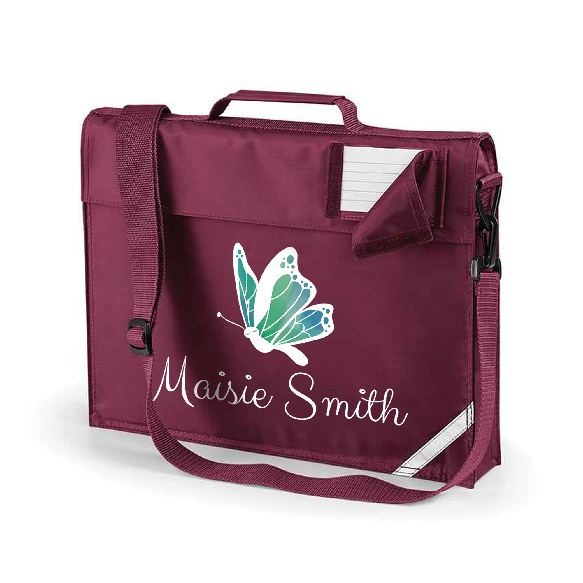Bookbag - Butterfly - Personalised - Image 3