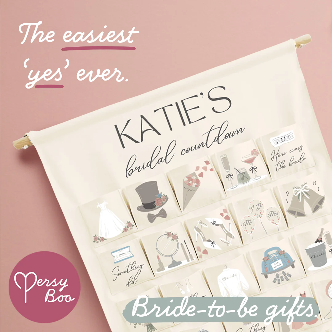 Personalised wedding countdown advent calendar - Image 3