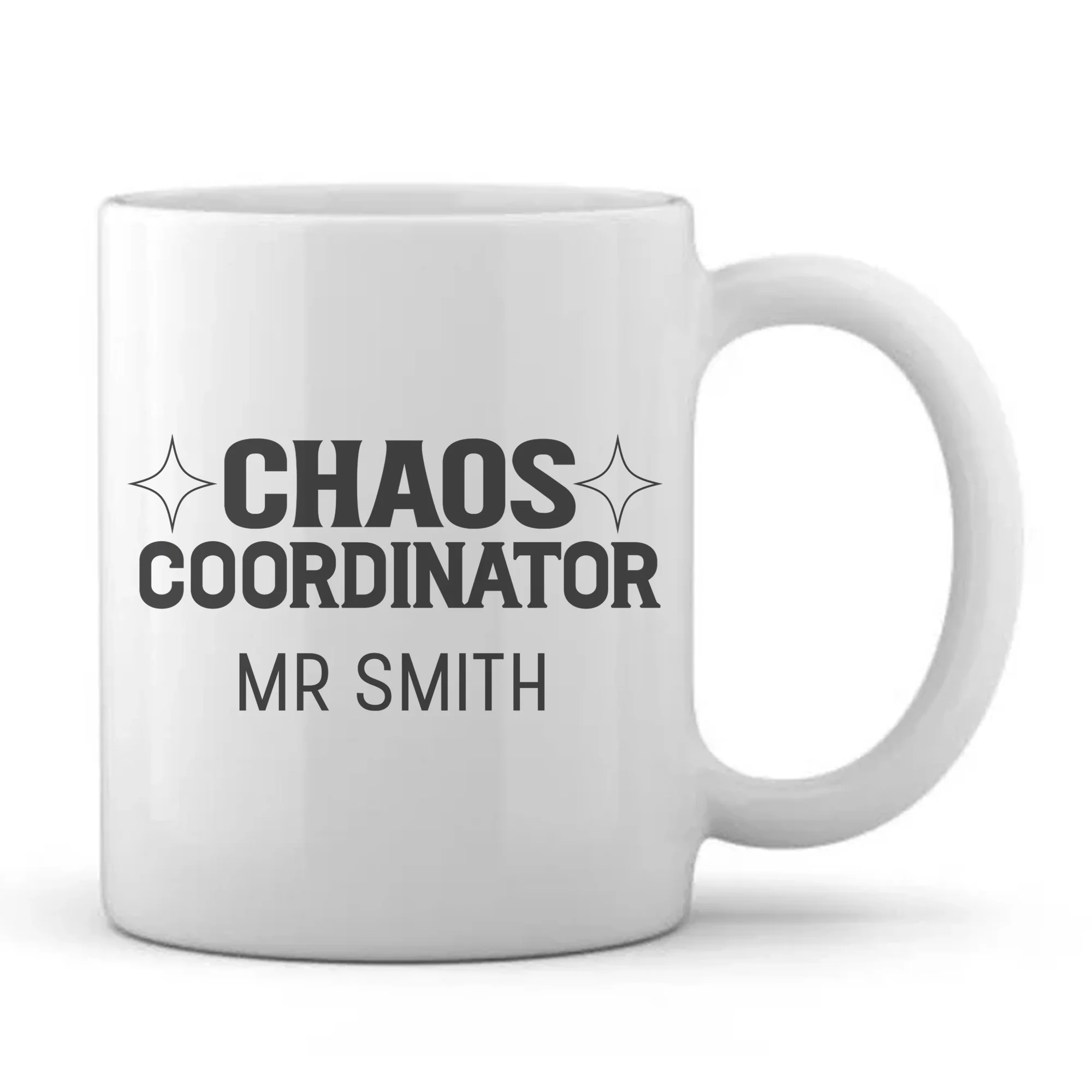 Chaos Coordinator Mug Teacher/Teaching Assistant - Personalised - Image 2