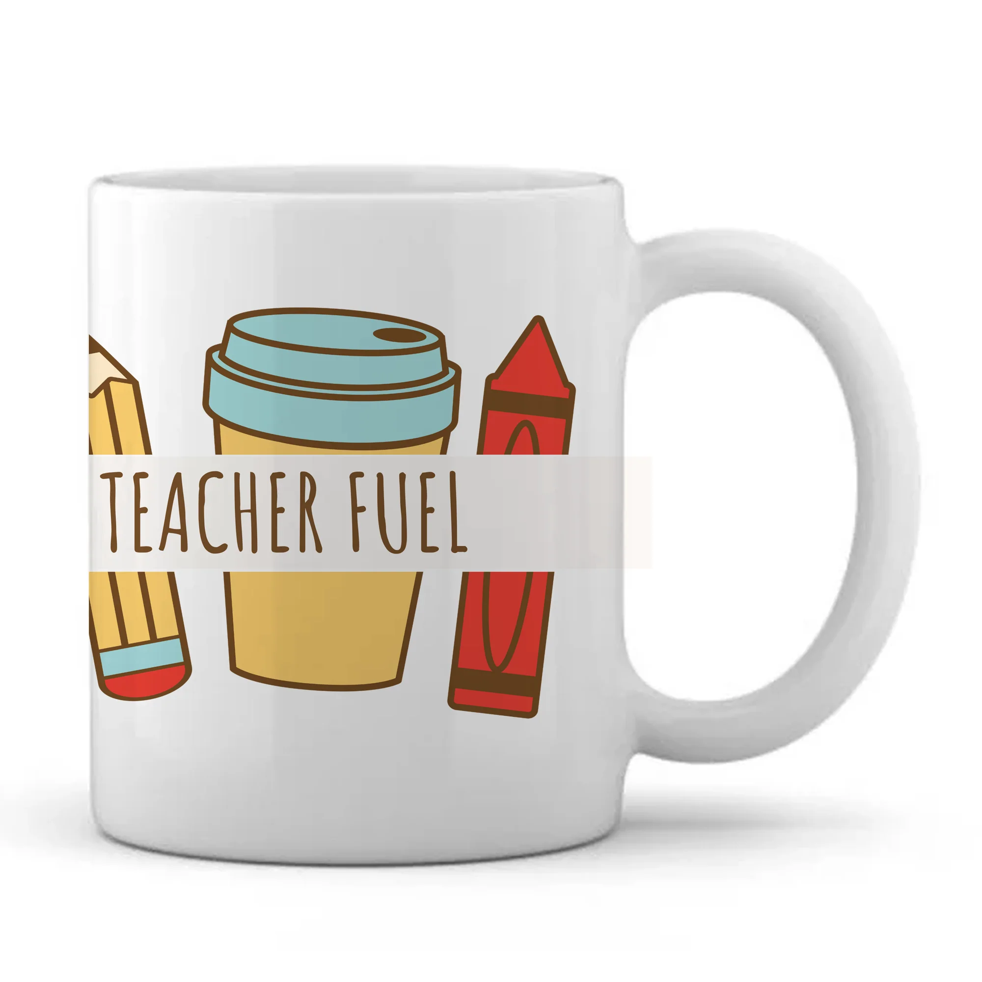 Coffee Teacher Fuel Mug -Personalised - Image 2