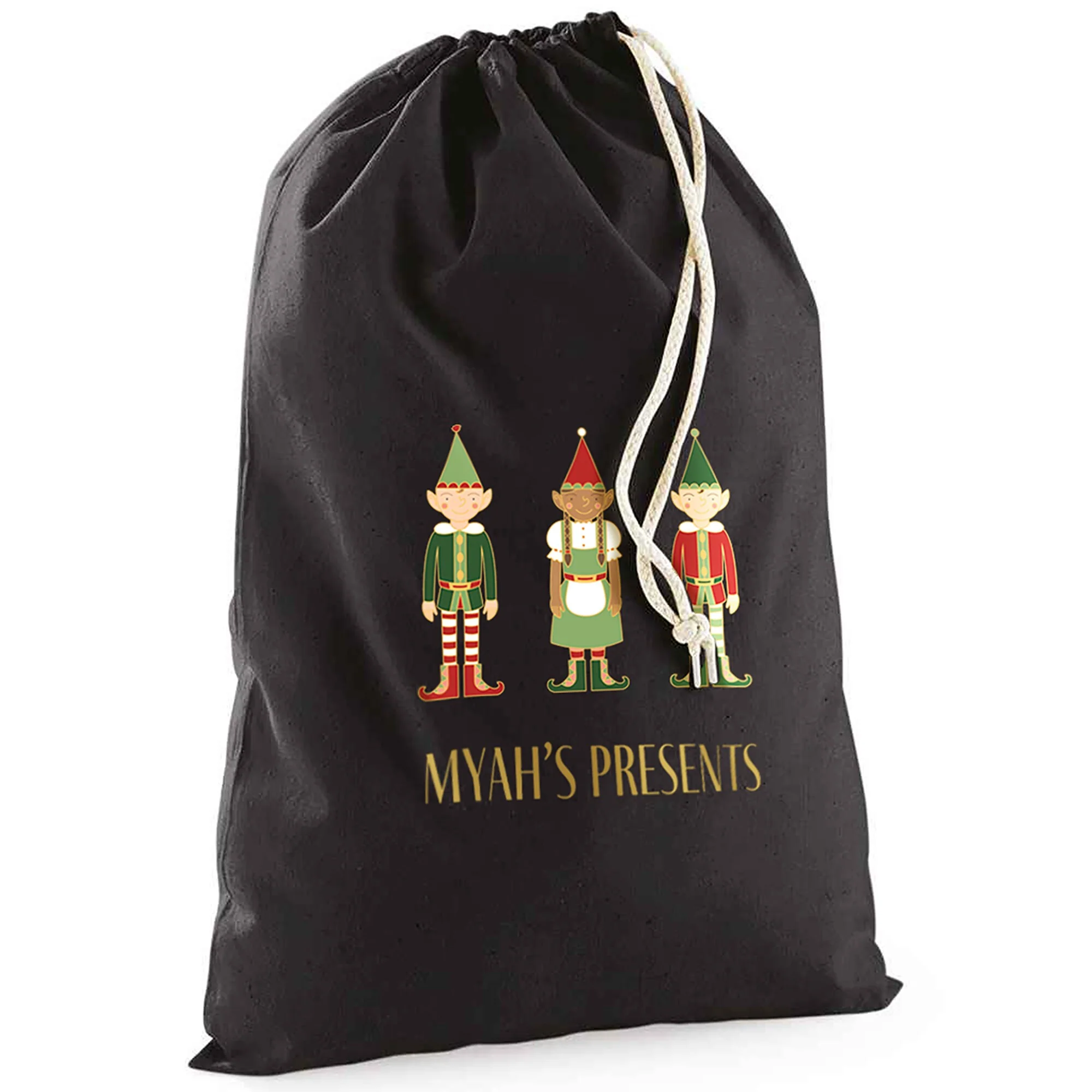 Three Elves Christmas Sack - Image 6