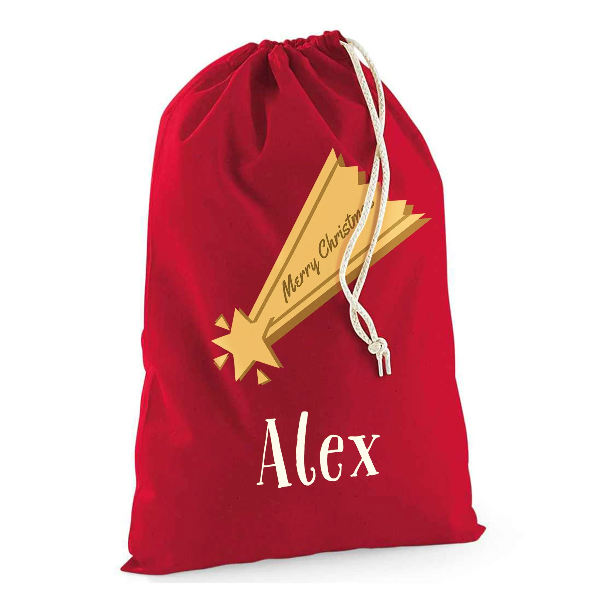 Shooting Star Christmas Sack Personalised - Image 4