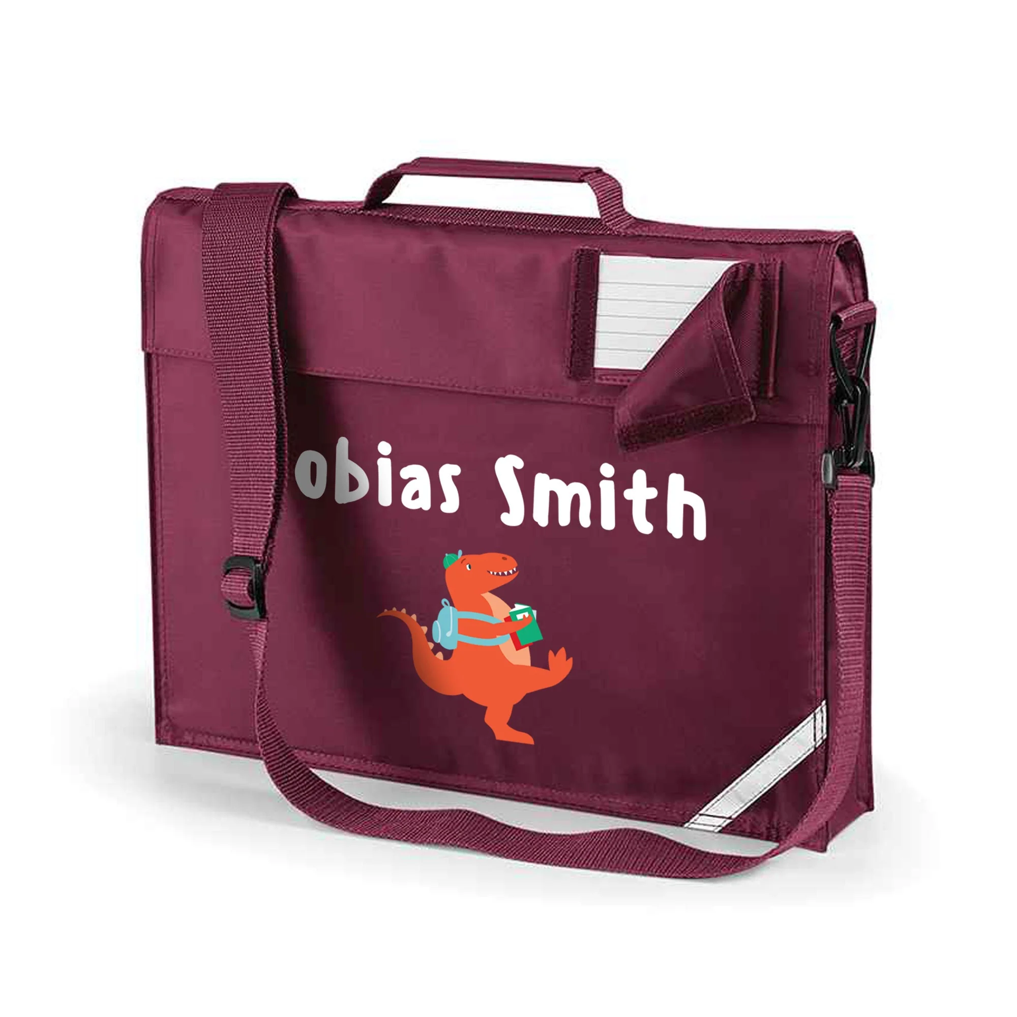 Book Bag -Dinosaur Design - Personalised