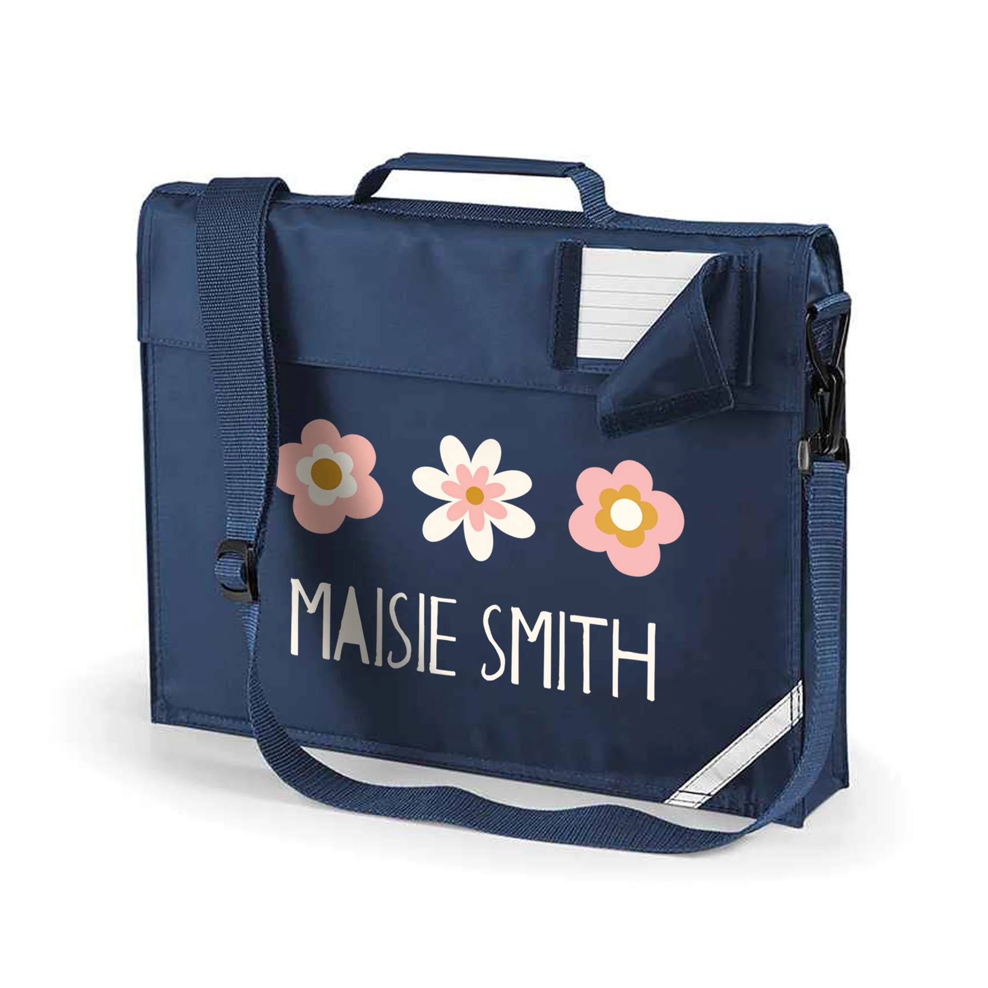 Flower Design - School Bag - Image 3