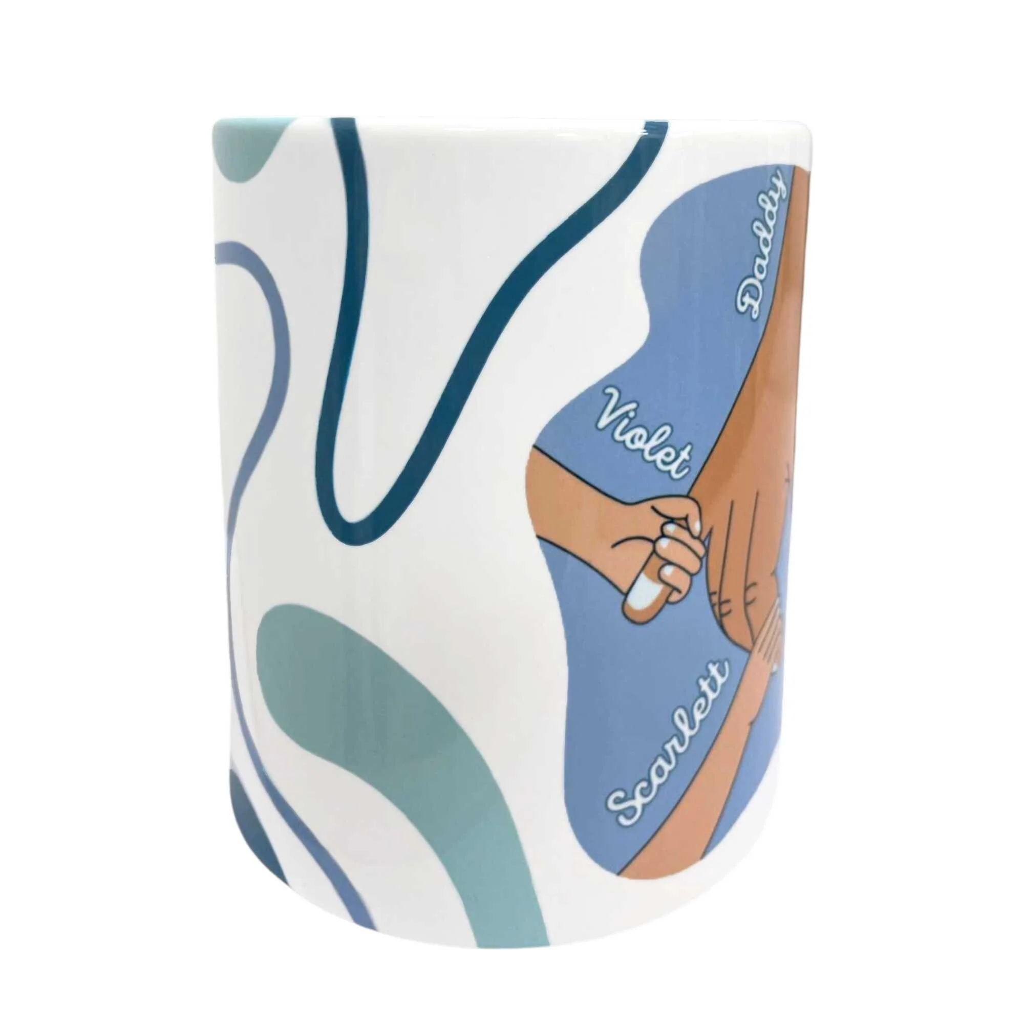 Personalised Mug - For Him - Family Hands Design - Image 7