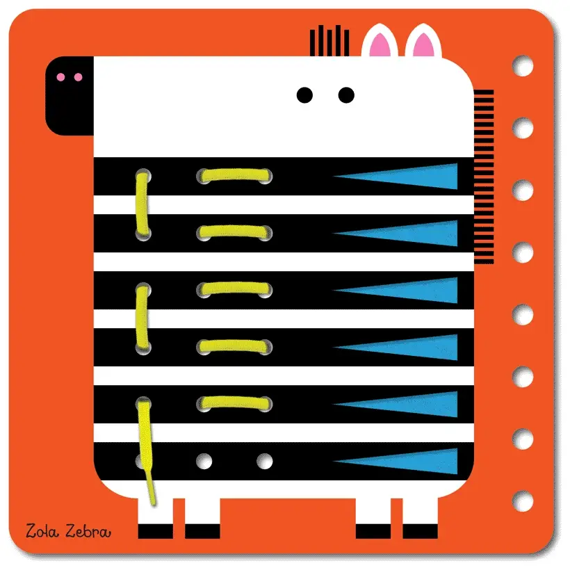 Lace it Hard back Book - Perfect for fine Motor Skills - Image 3