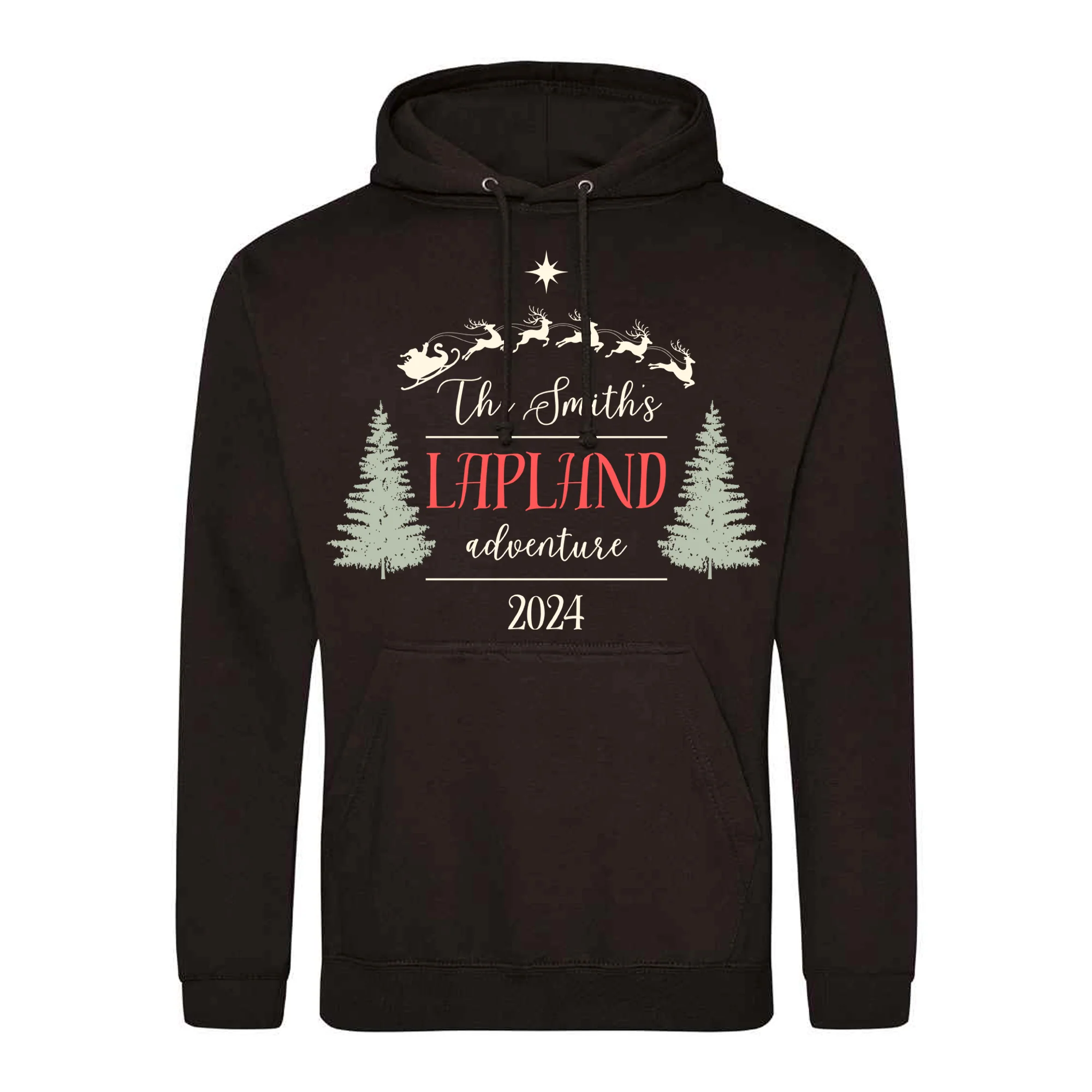 Lapland Festive Hoodie - Personalised - Kids & Adults - Christmas Hoodie - Unisex - Image 7