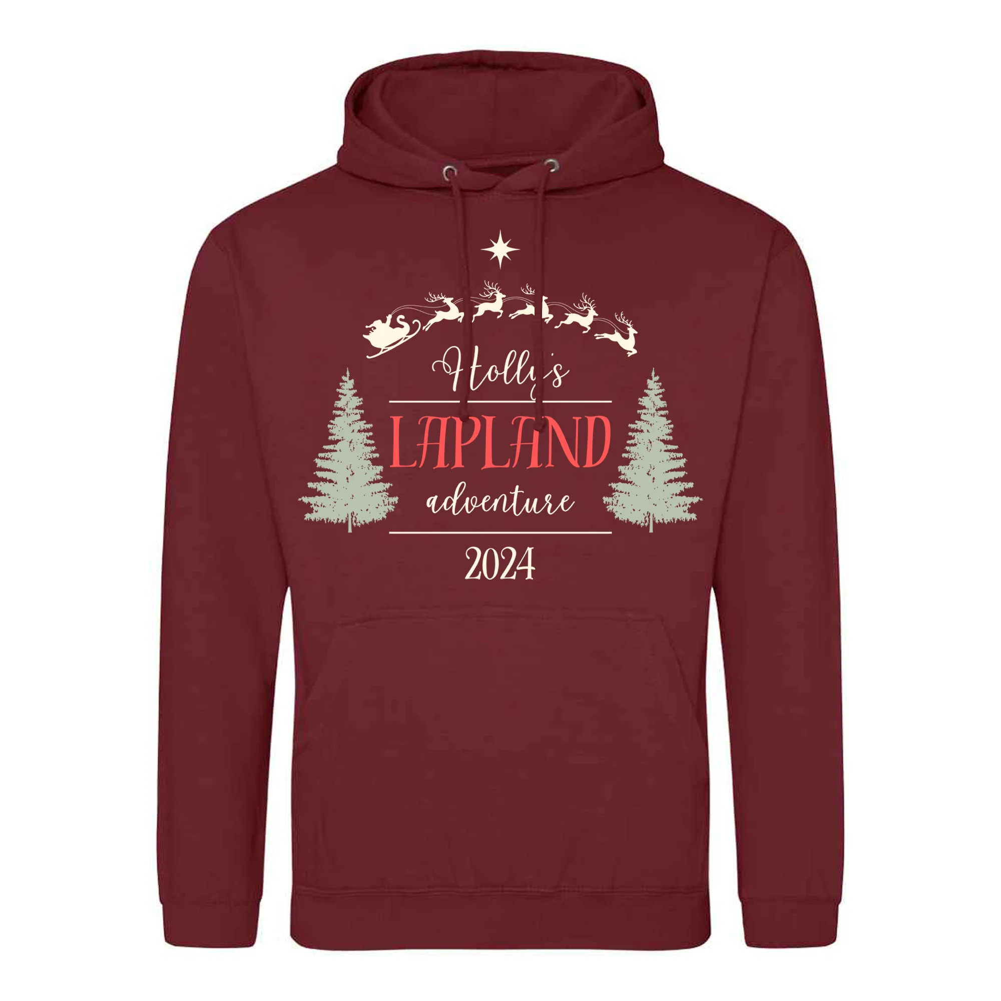 Lapland Festive Hoodie - Personalised - Kids & Adults - Christmas Hoodie - Unisex - Image 8