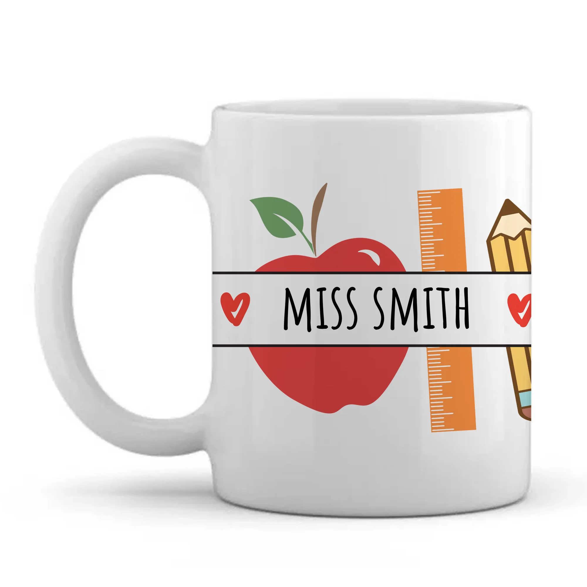 Leopard Coffee Mug Teacher Gift - Personalised - Image 2