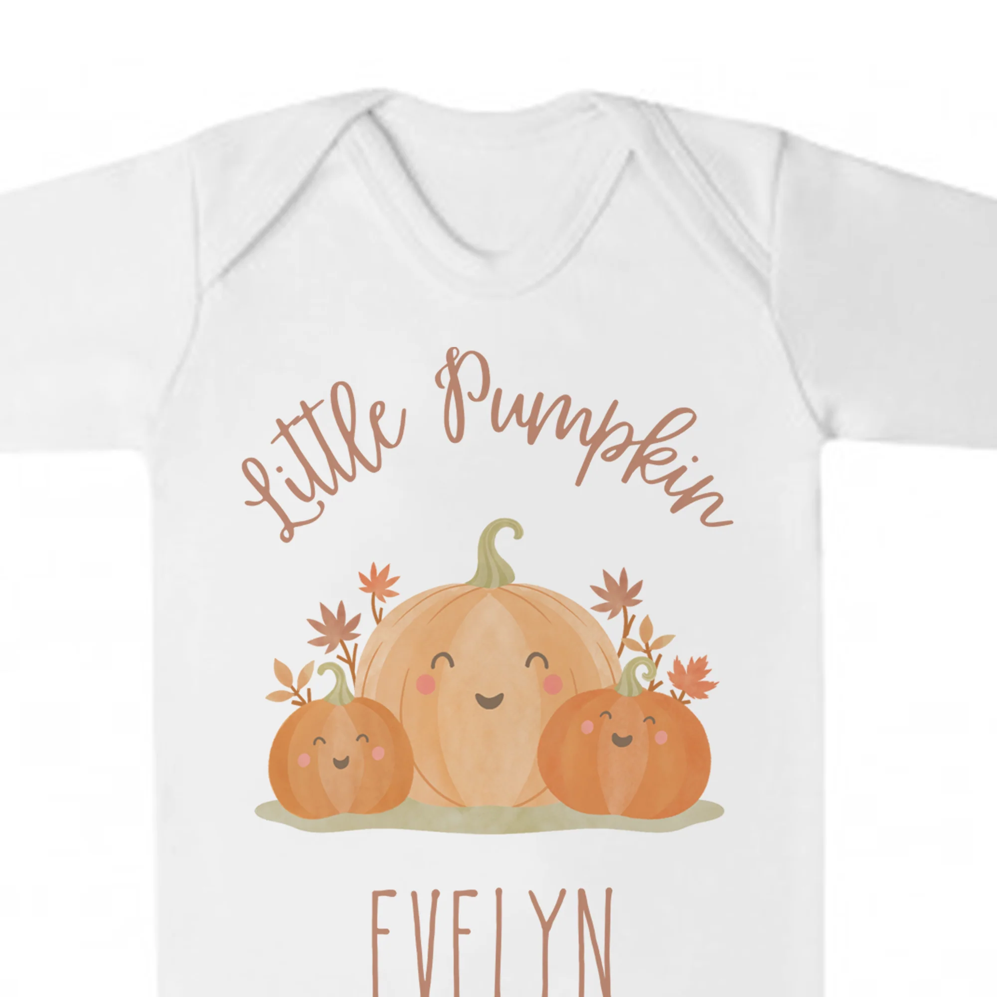 Little Pumpkin Seasonal PJs/pyjamas/Halloween/cream stripe/sage green stripe - Image 7