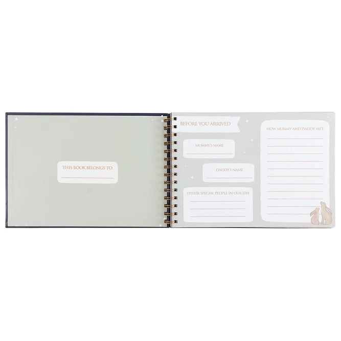 Look At The Stars Memory Baby Book - To capture all those special Memories - Image 5