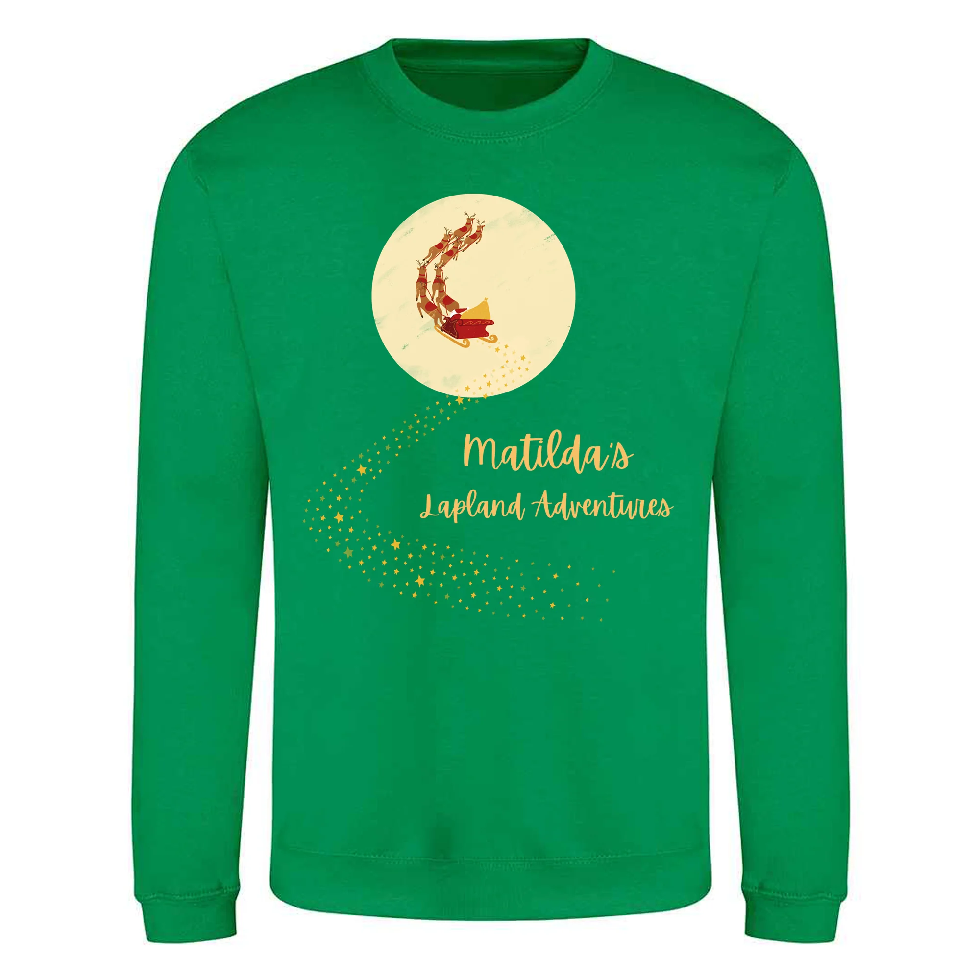 Magical Sleigh - Personalised - Christmas Sweatshirt / Jumper - Image 3