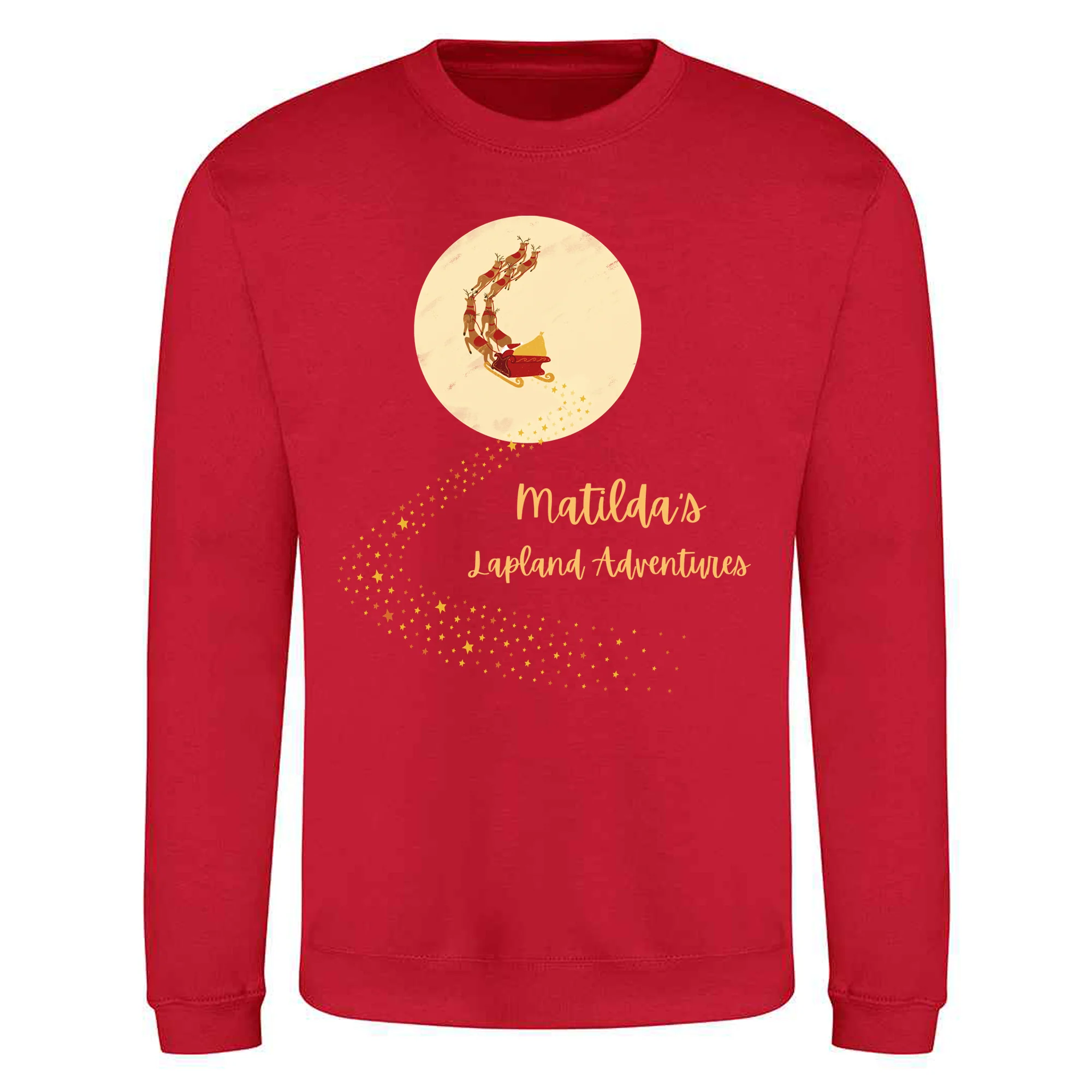 Magical Sleigh - Personalised - Christmas Sweatshirt / Jumper - Image 4