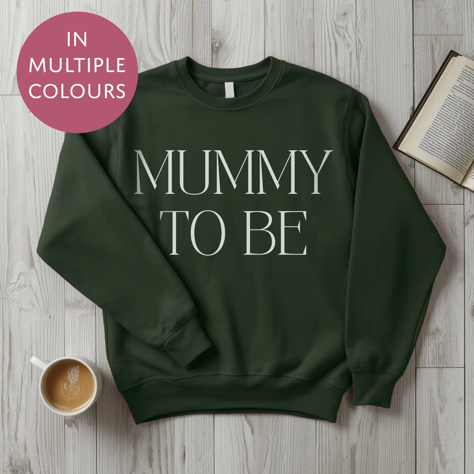 Mummy To Be Sweater - Bold - Baby Shower Announcement Gift - Custom Mothers Day Jumper - Image 11
