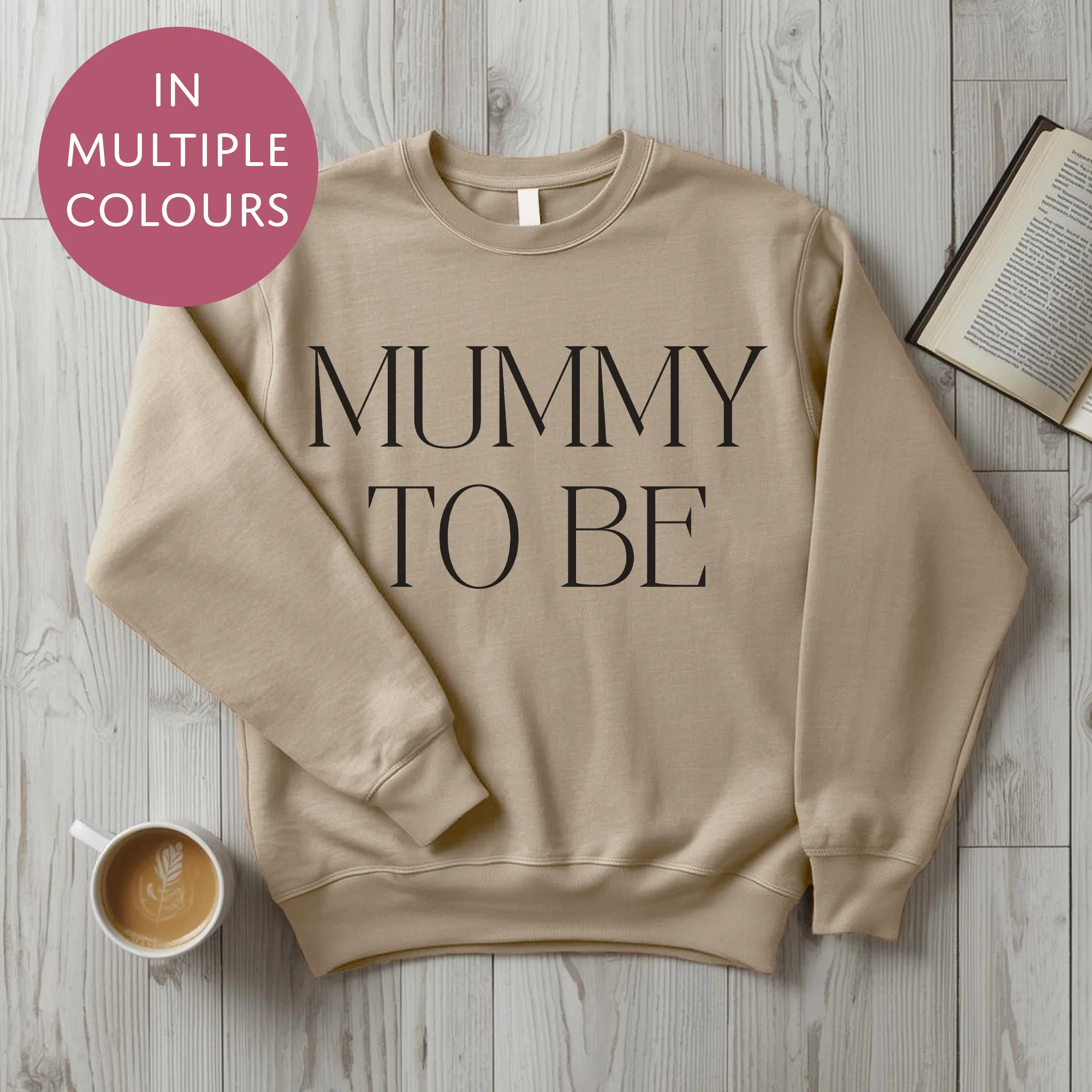 Mummy To Be Sweater - Bold - Baby Shower Announcement Gift - Custom Mothers Day Jumper - Image 13