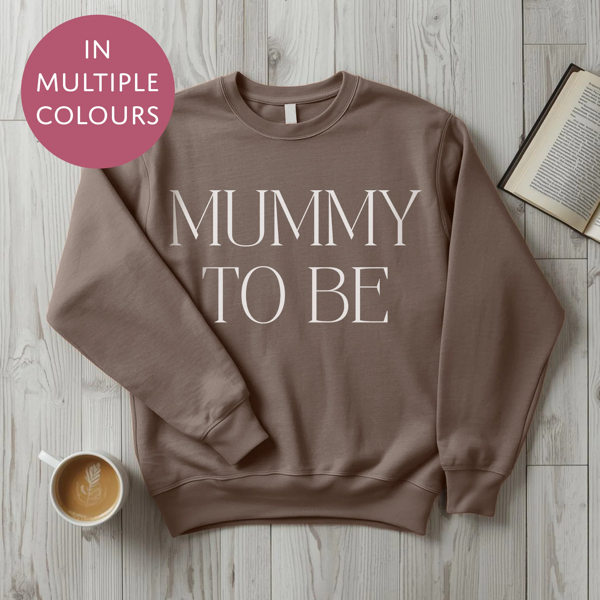 Mummy To Be Sweater - Bold - Baby Shower Announcement Gift - Custom Mothers Day Jumper - Image 14