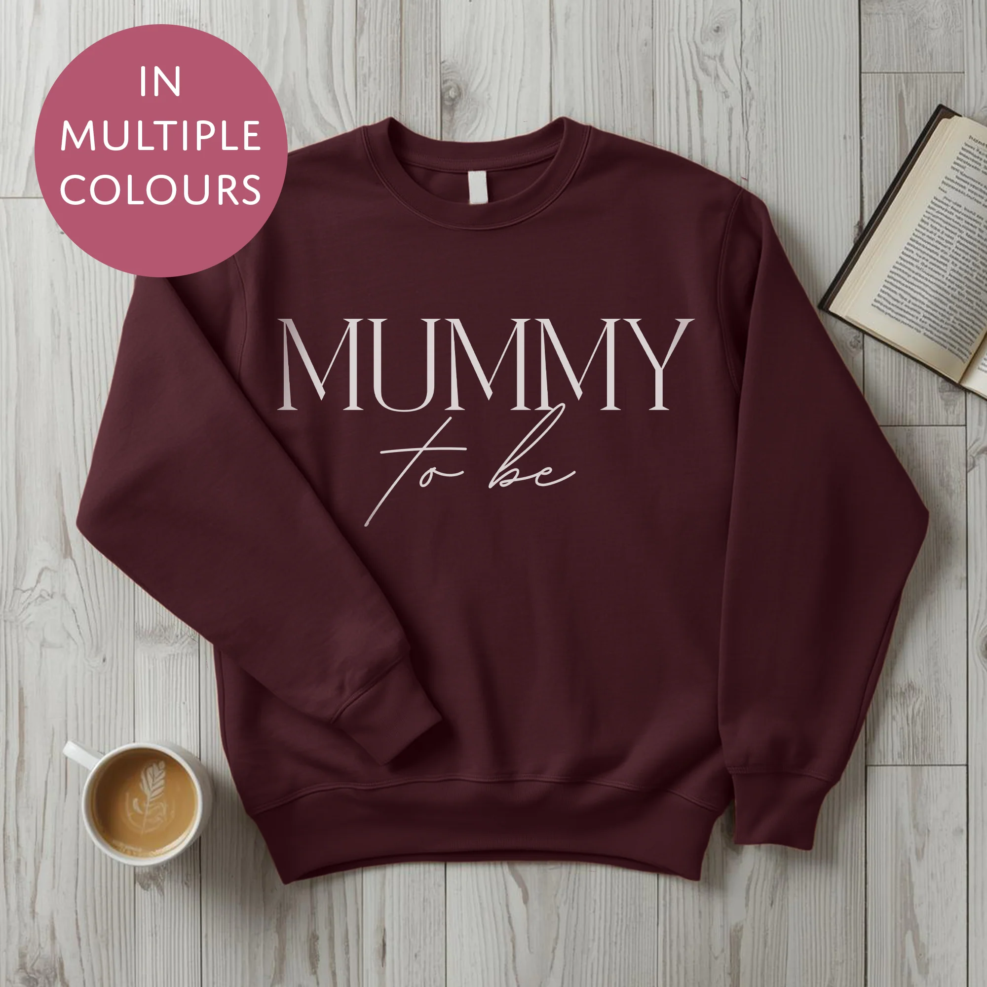 Mummy To Be Sweater - Elegant - Baby Shower Announcement Gift - Custom Mothers Day Jumper - Image 11