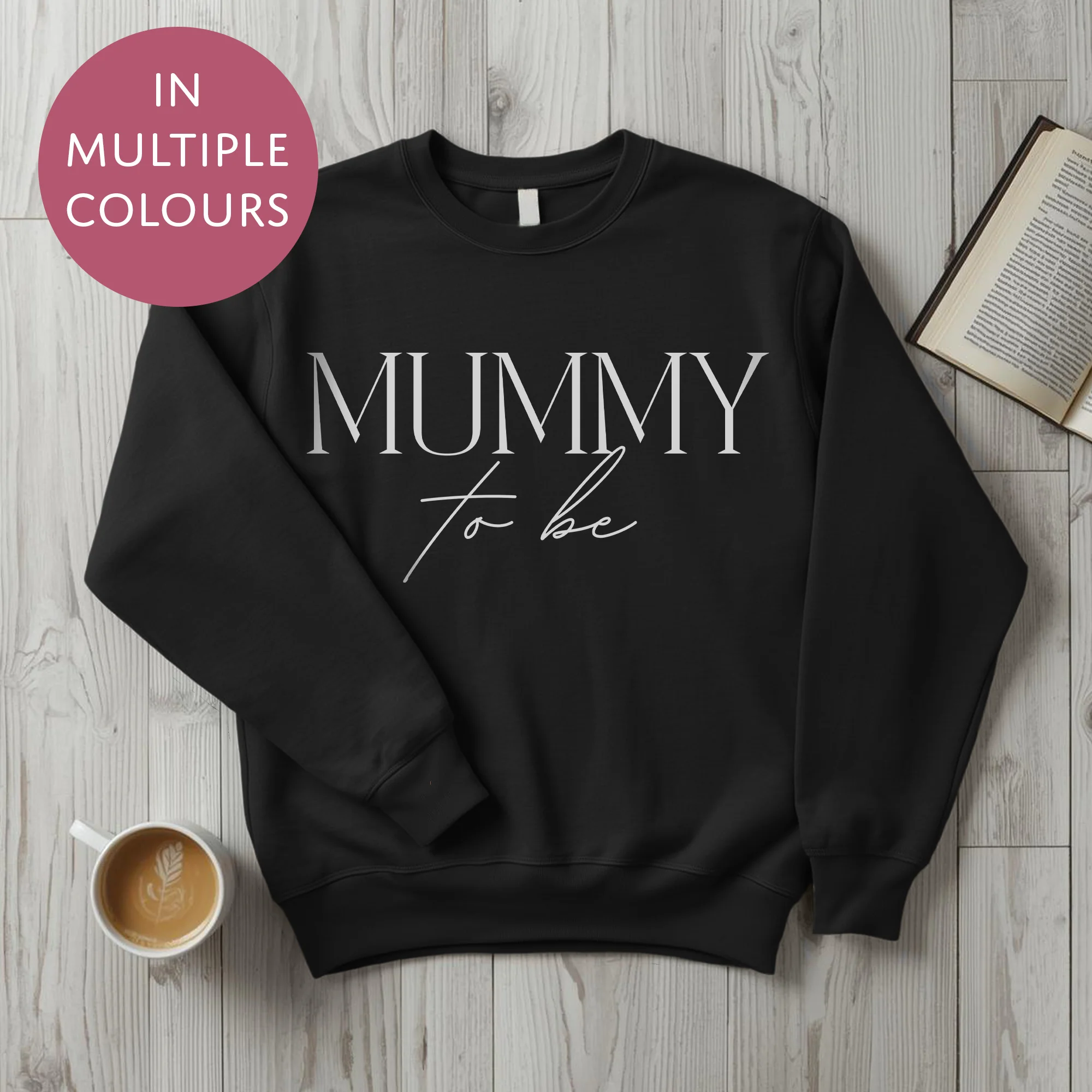 Mummy To Be Sweater - Elegant - Baby Shower Announcement Gift - Custom Mothers Day Jumper - Image 12