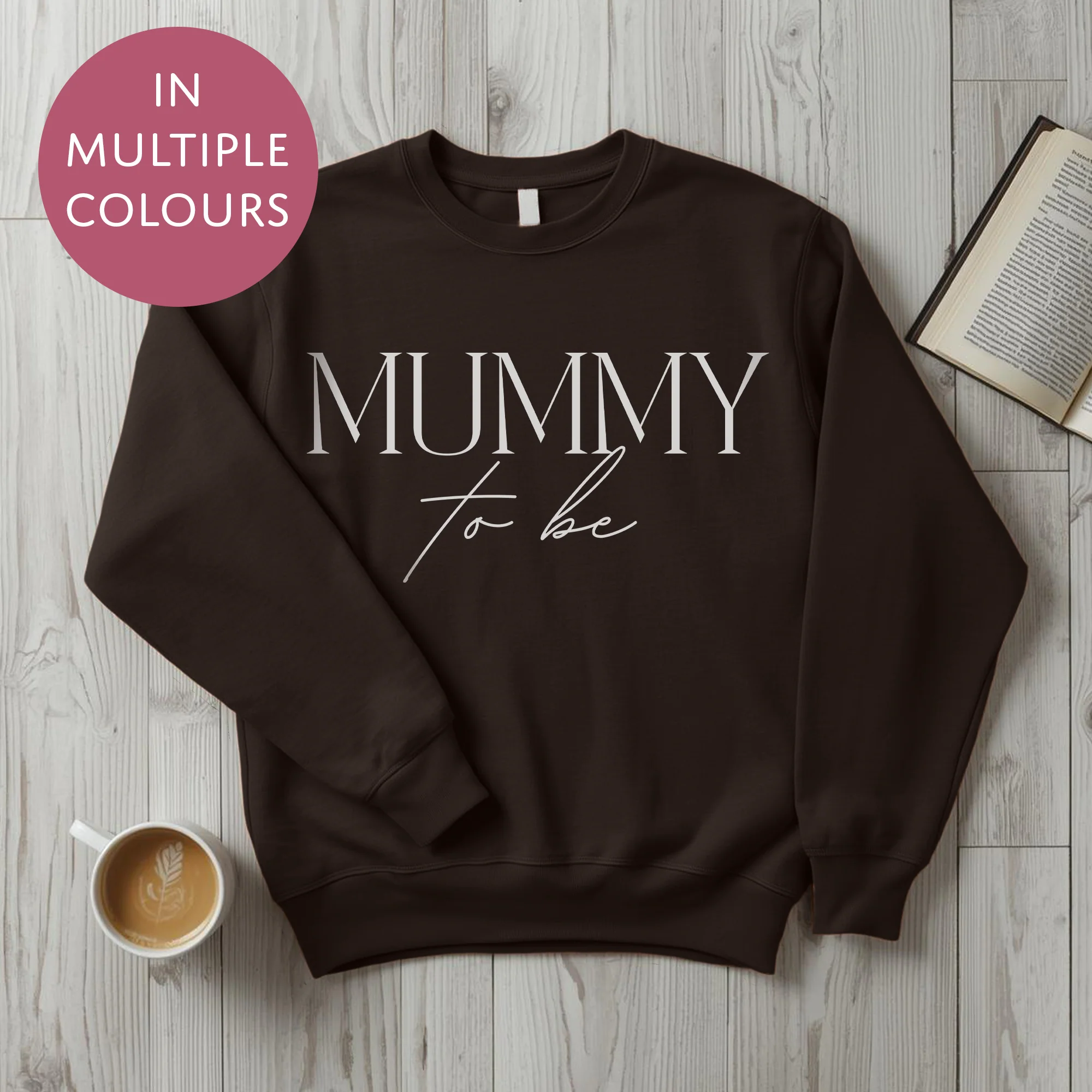 Mummy To Be Sweater - Elegant - Baby Shower Announcement Gift - Custom Mothers Day Jumper - Image 14