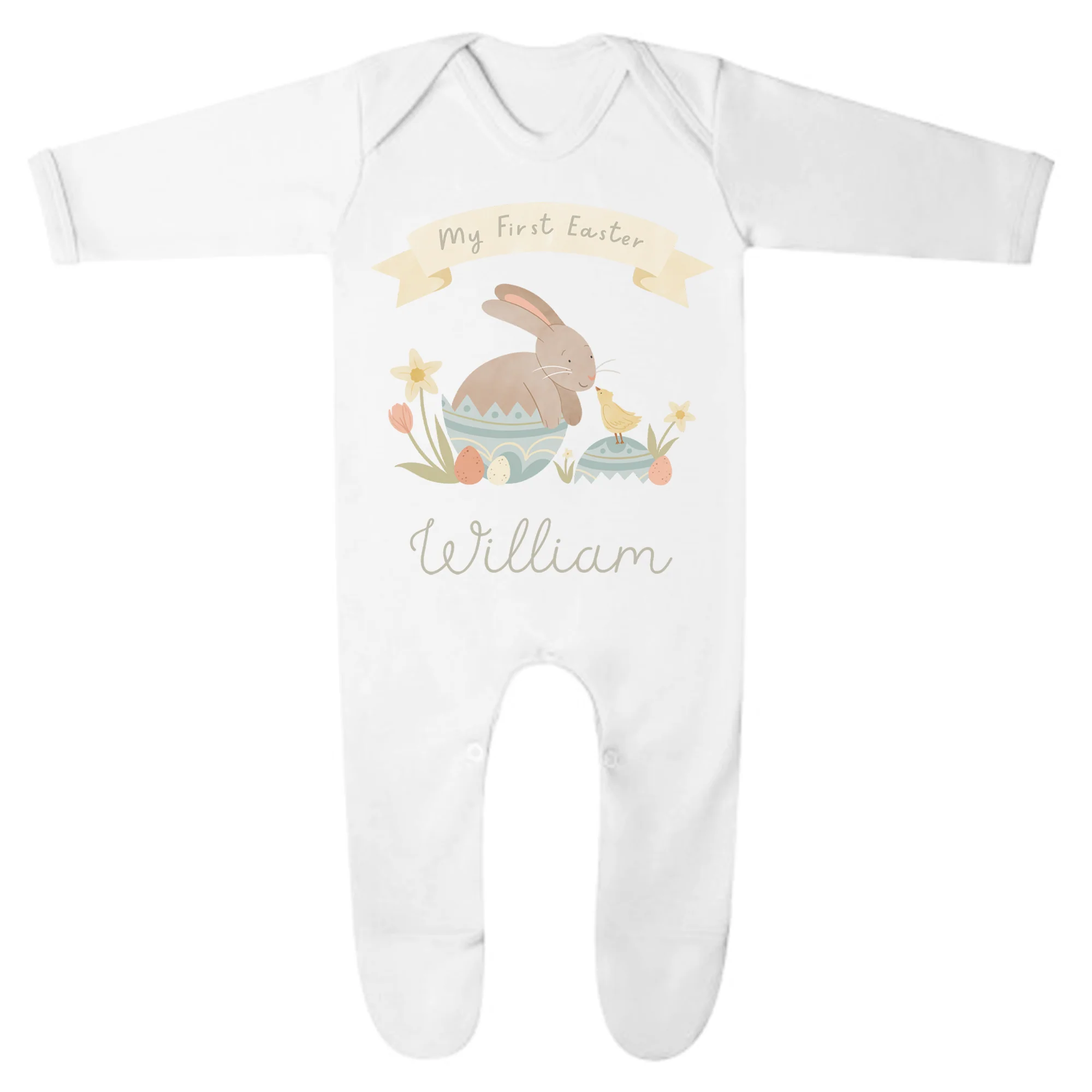My First Easter - Personalised Baby Grow - Image 3