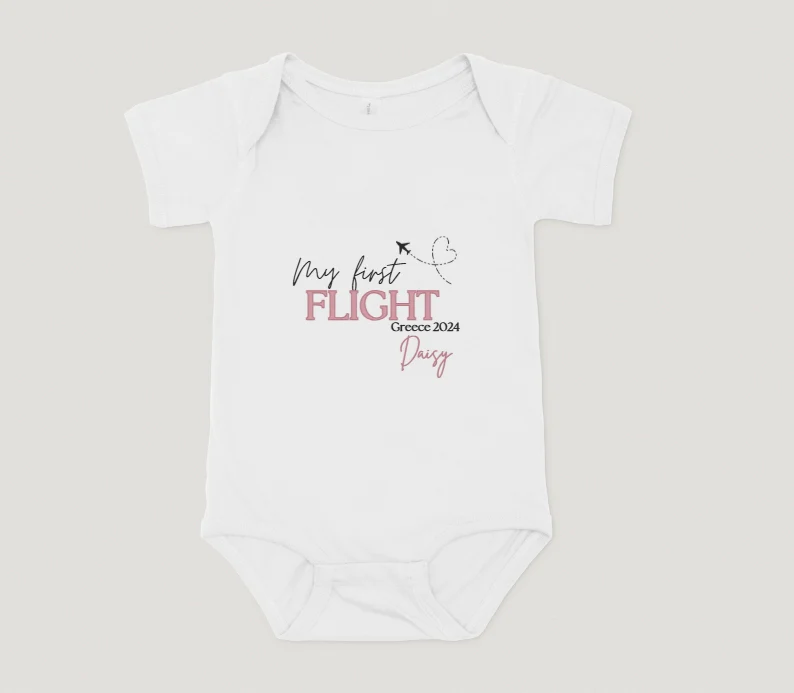 My First Holiday - T-shirt - Baby Vest - Image 3