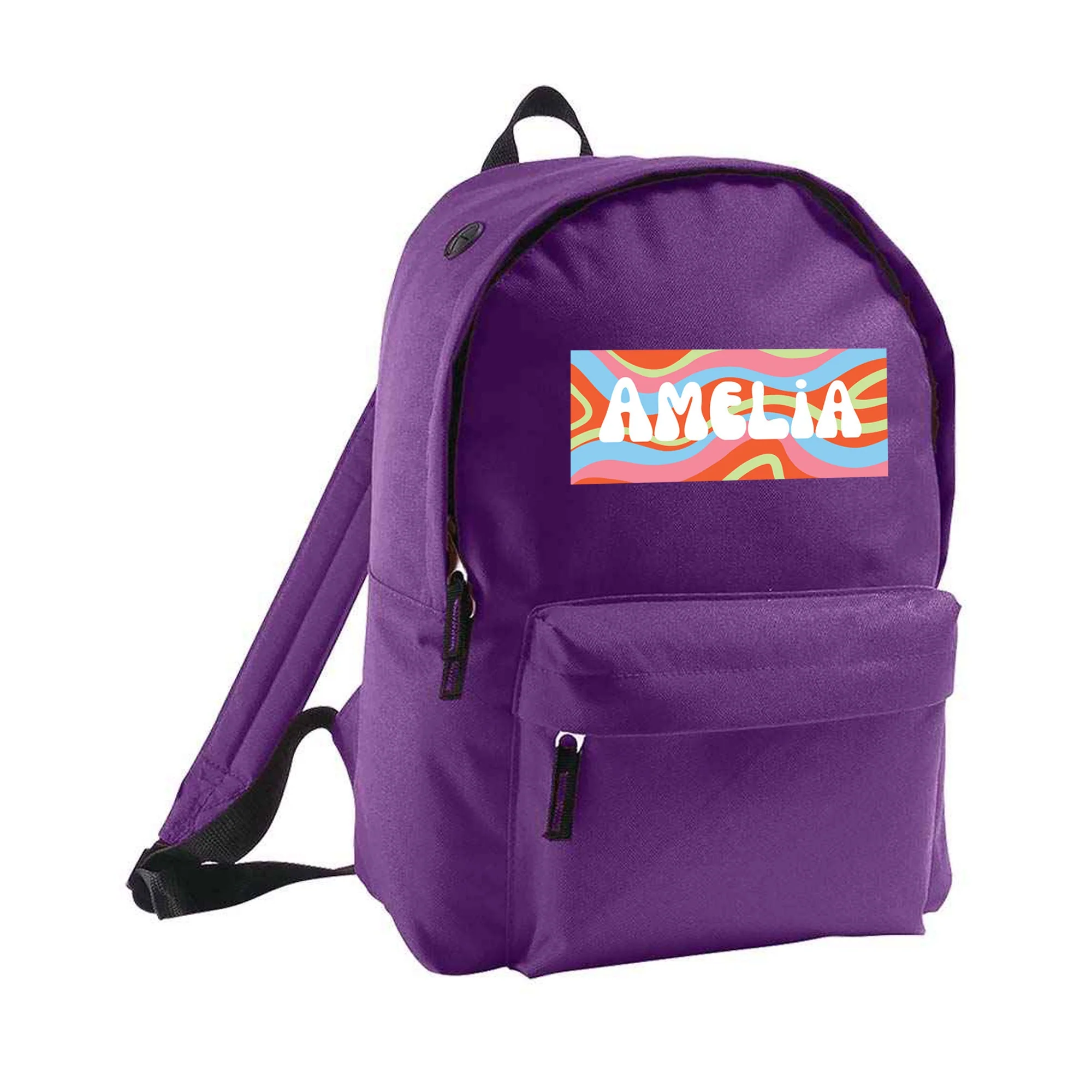 Personalised 70's Design - Backpack - Image 3