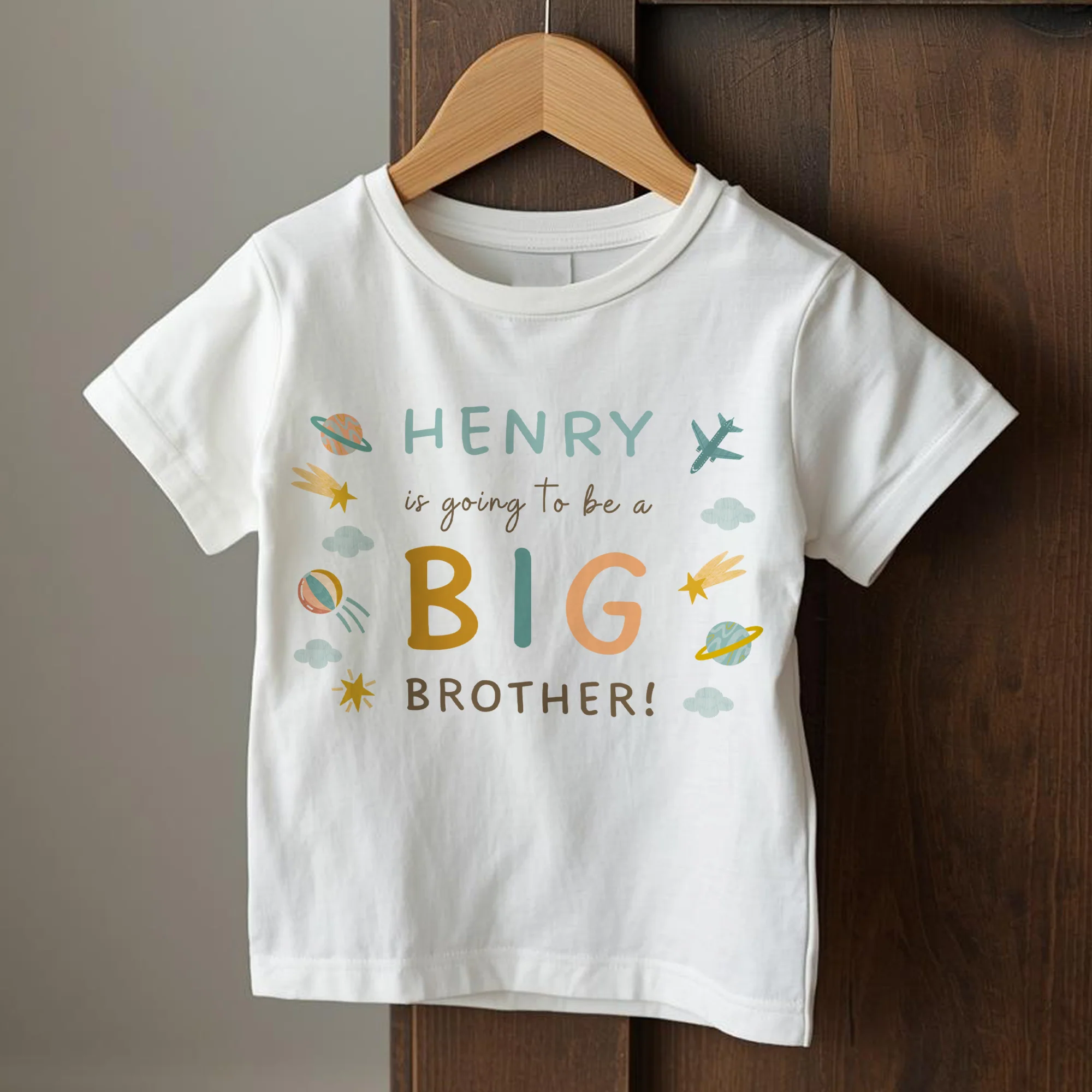 Personalised Big Brother Announcement T-Shirt - Pregnancy Reveal Top for Boys - Image 4