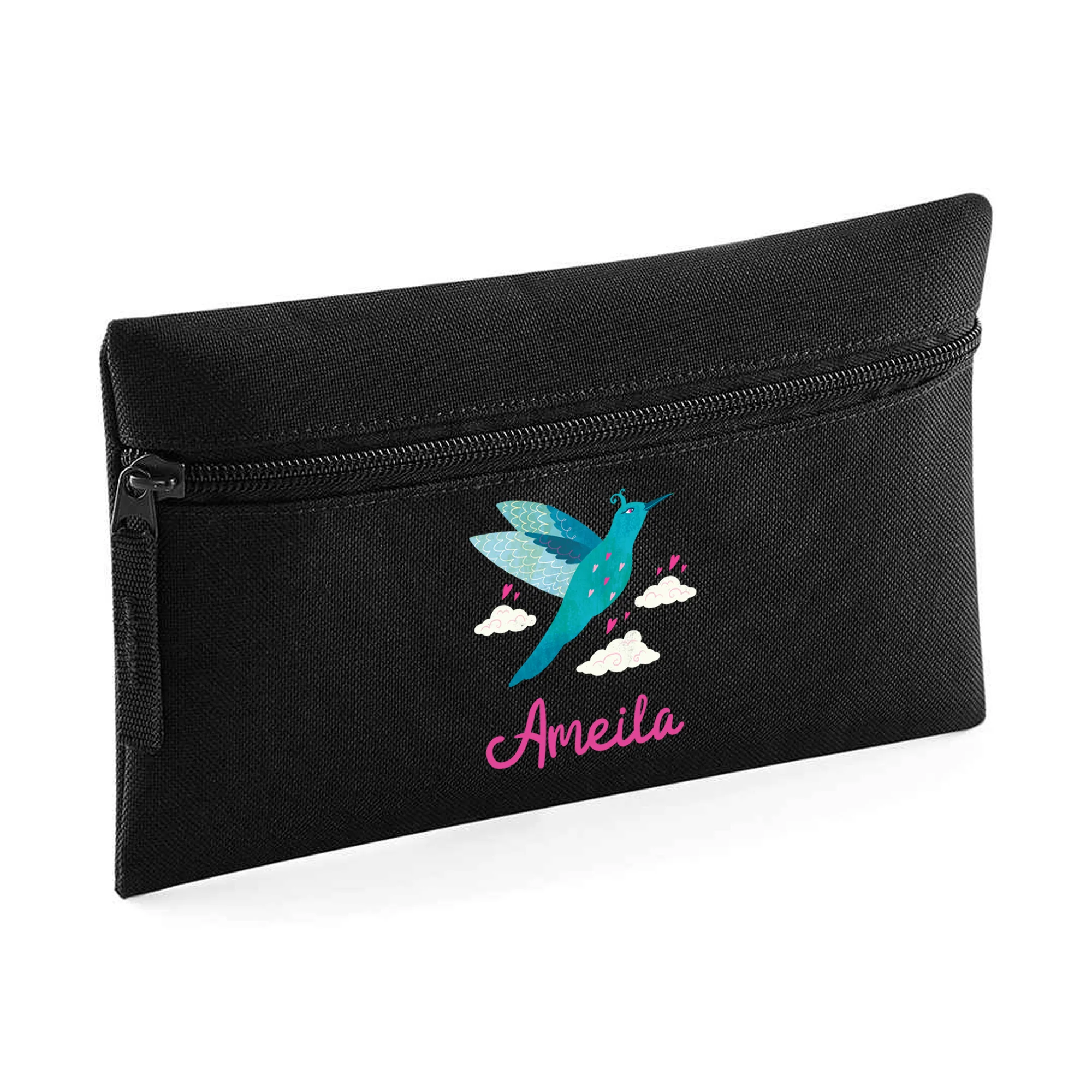 Personalised Blue Bird Design - Pencil Case - Image 3