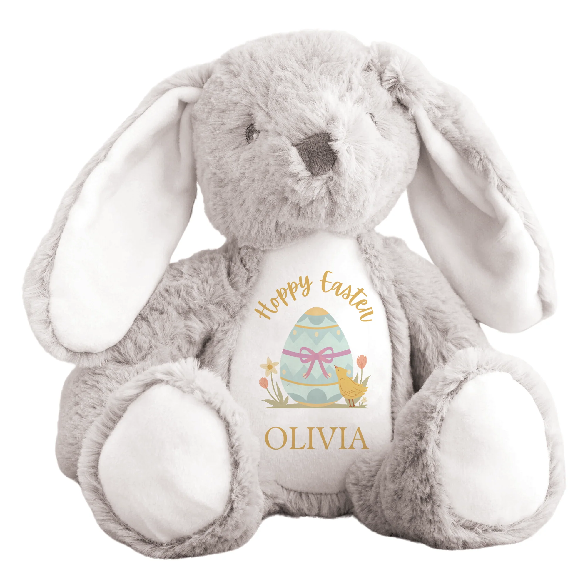 Personalised Easter Bunny Teddy - Hoppy Easter Plush Toy For Kids - Add Your Name Religious Gift - Image 6
