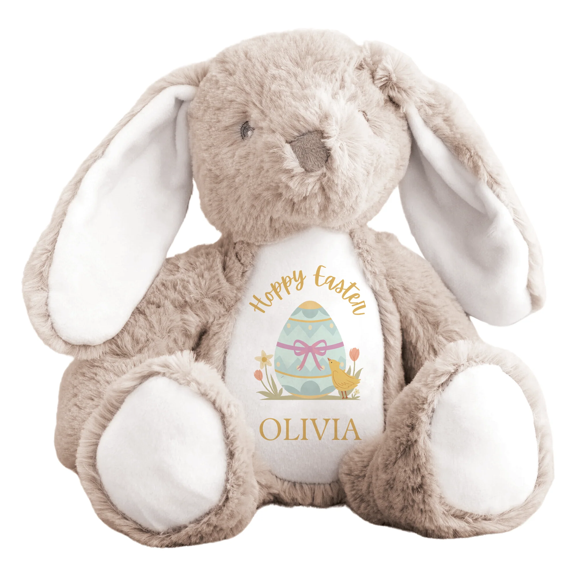 Personalised Easter Bunny Teddy - Hoppy Easter Plush Toy For Kids - Add Your Name Religious Gift - Image 7