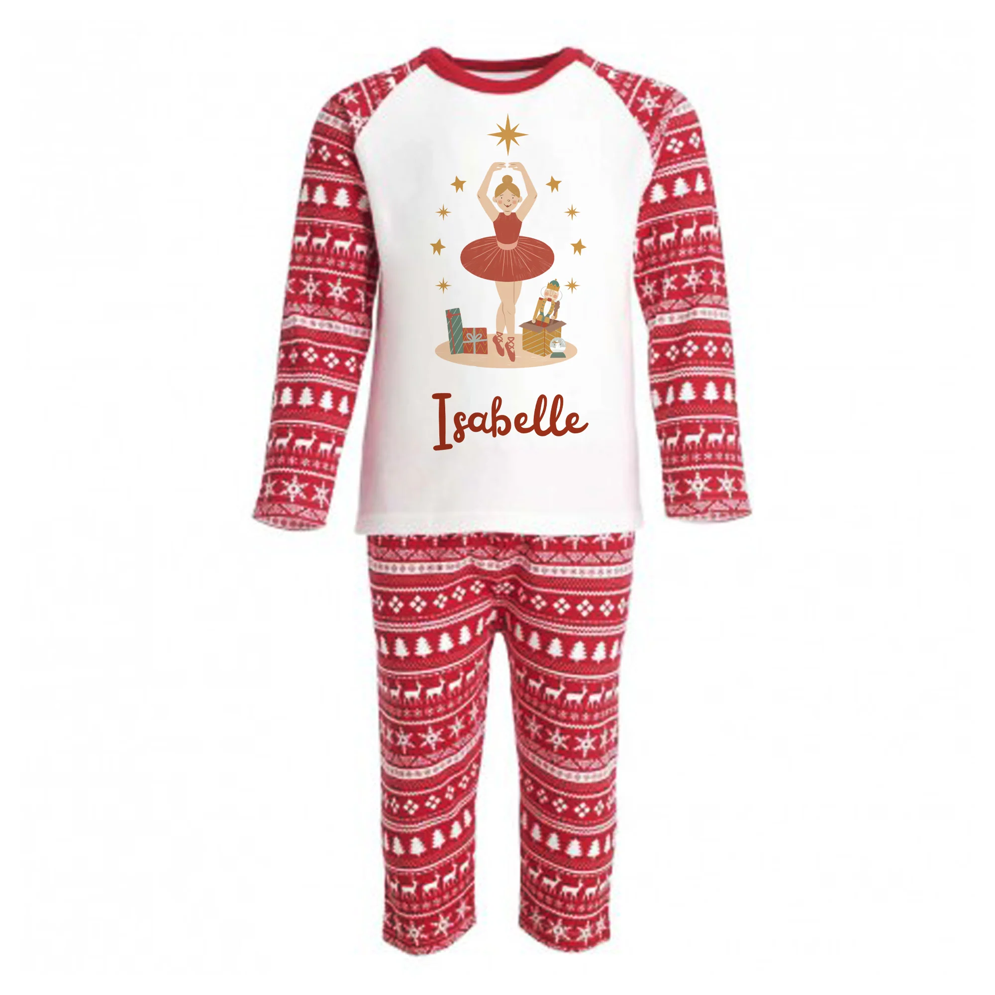 Personalised Christmas Inclusive Ballerina Magic Pyjamas - Kids and Adults - Unisex PJ Set - Image 2