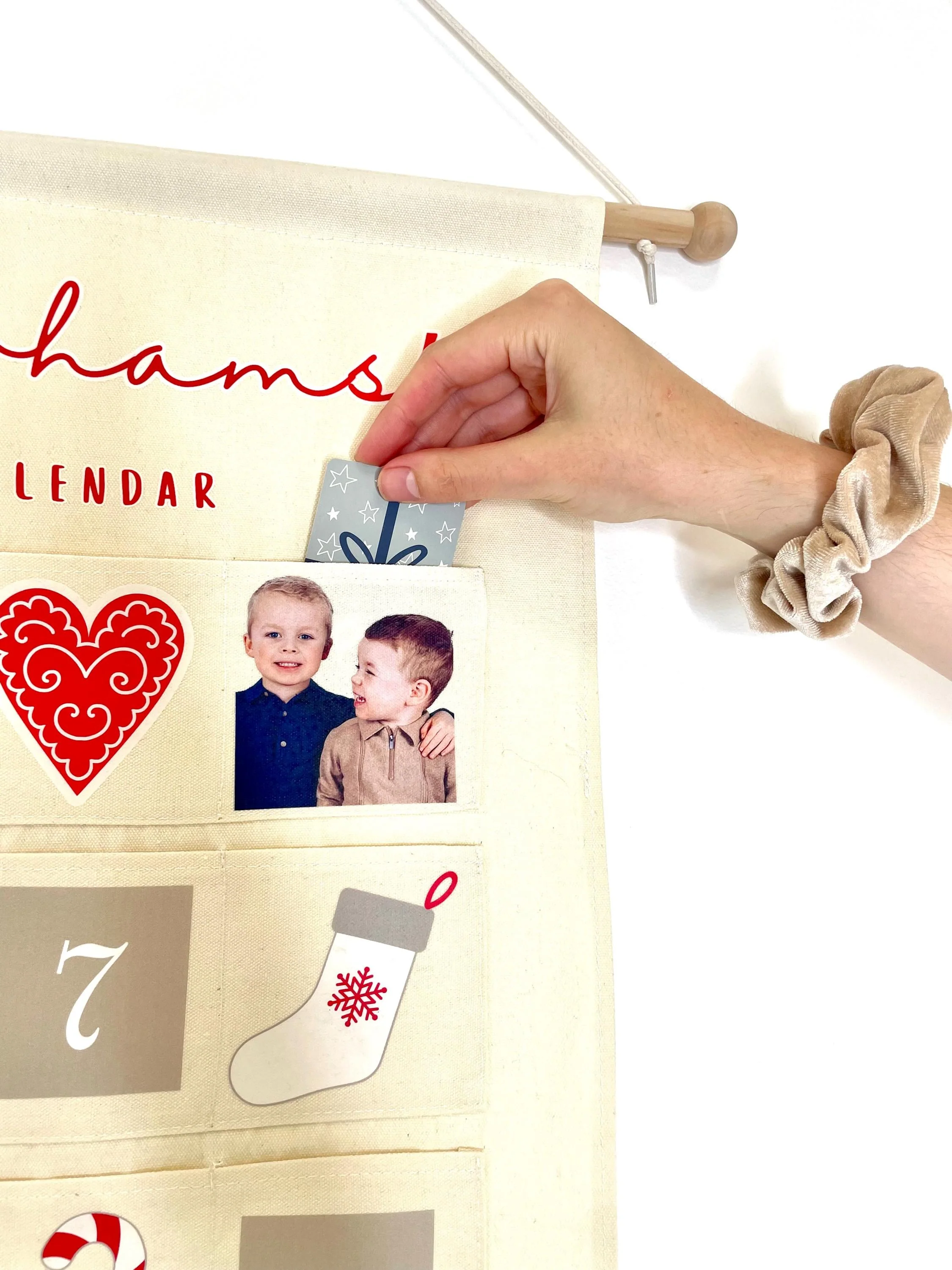 Personalised family advent calendar with family photos - Image 6