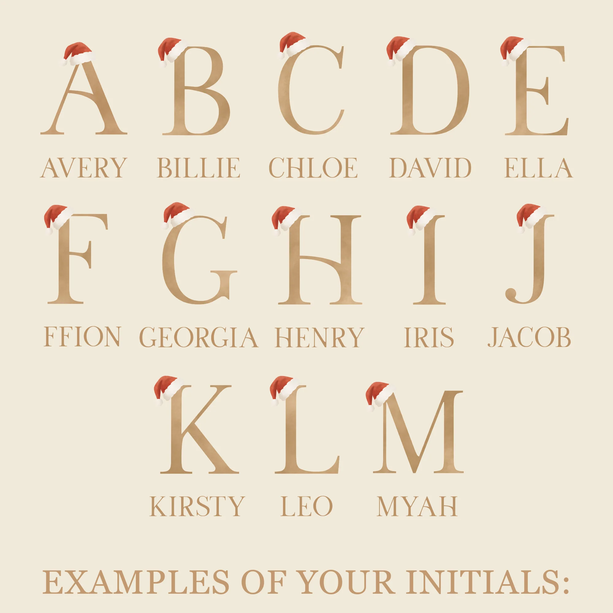 Personalised Christmas Initial Pyjamas - Kids and Adults - Unisex Festive PJ Set - Image 5