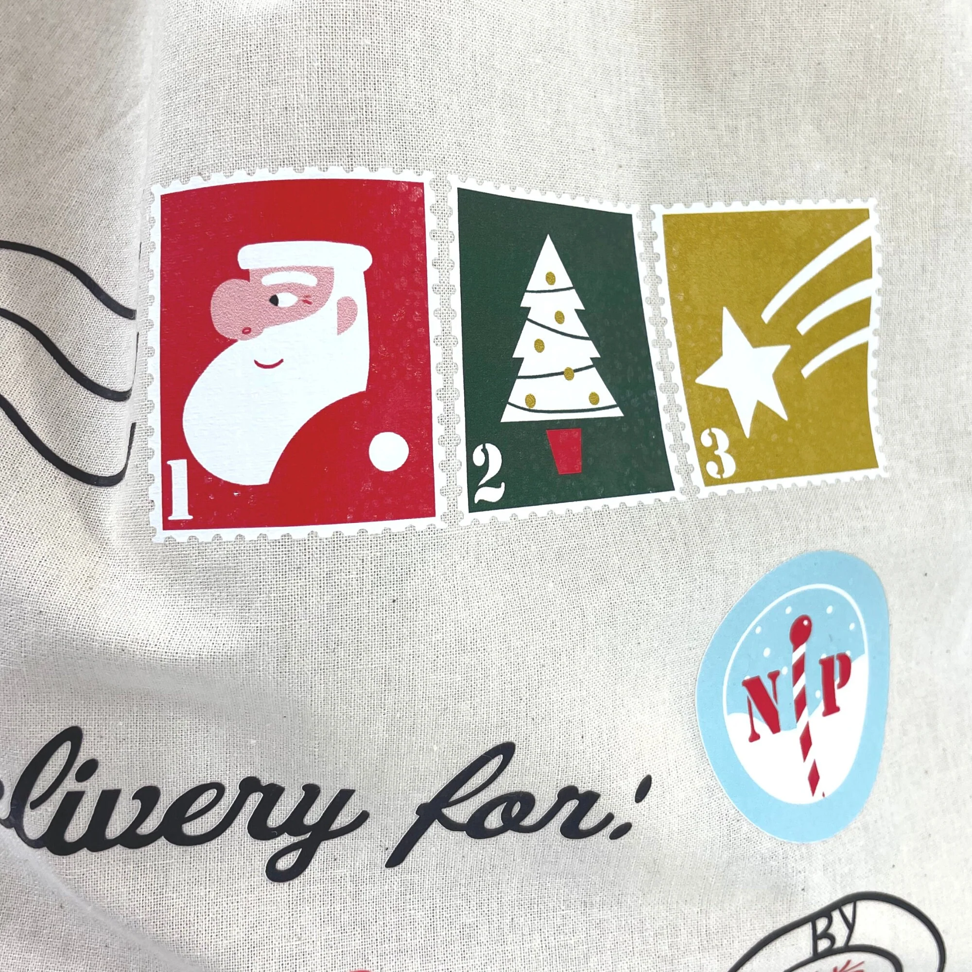 Personalised Santas Letter Christmas Sack - Image 4