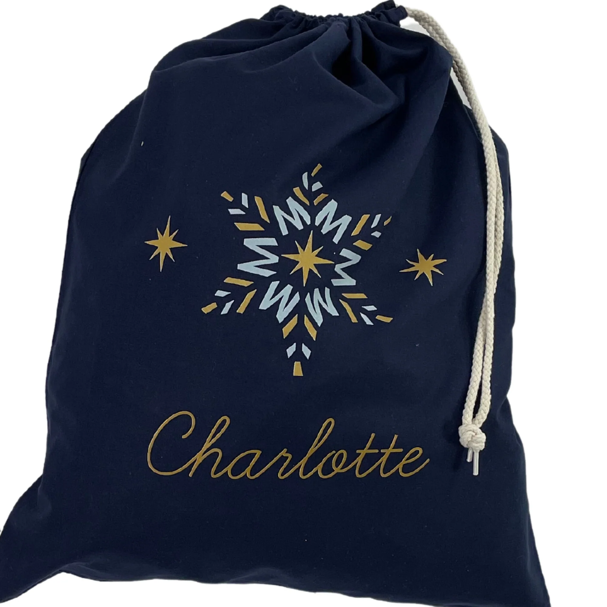 Personalised Snowflake Christmas Sack - Image 5