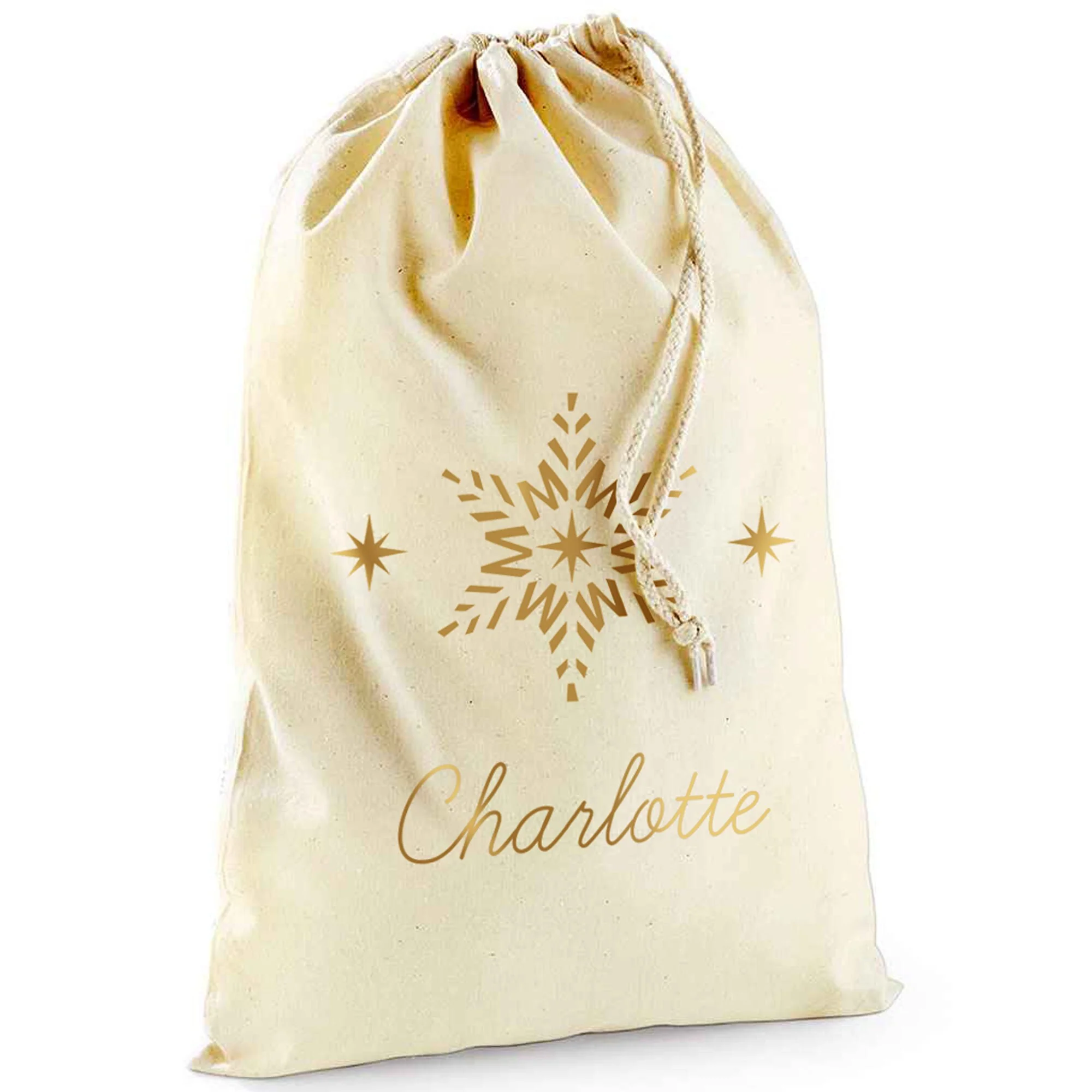 Personalised Snowflake Christmas Sack - Image 7