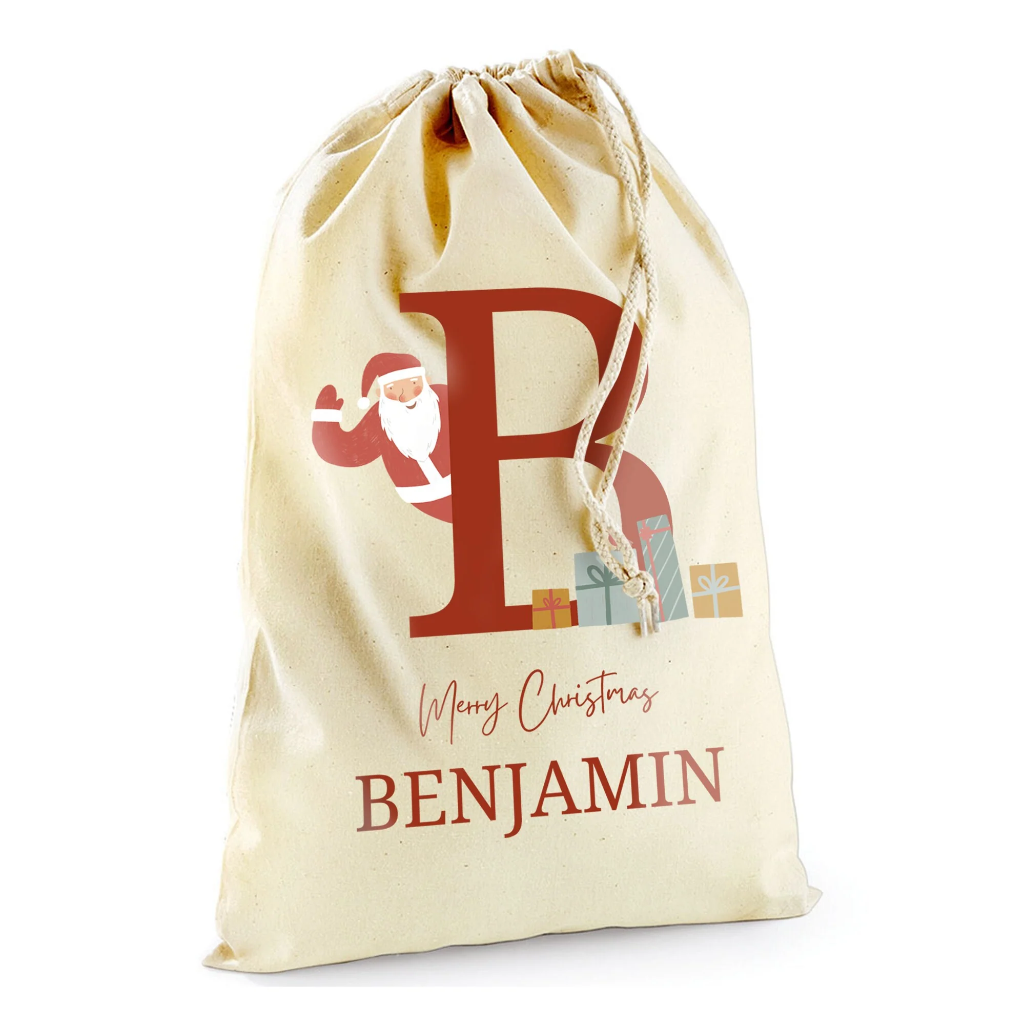 Personalised Christmas Santa Sack with Name - Image 3