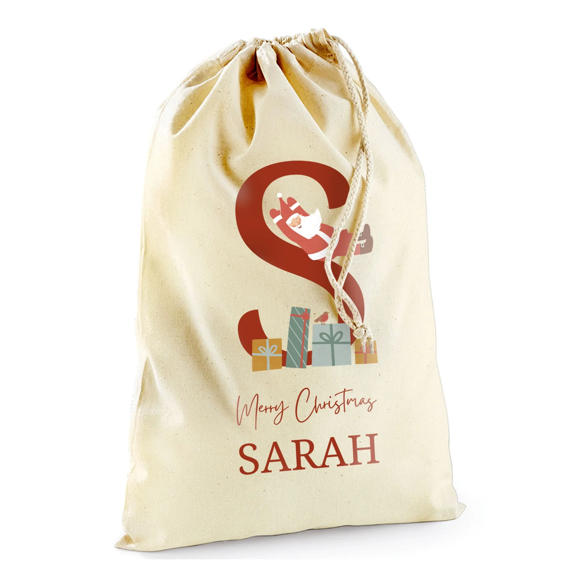Personalised Christmas Santa Sack with Name - Image 4