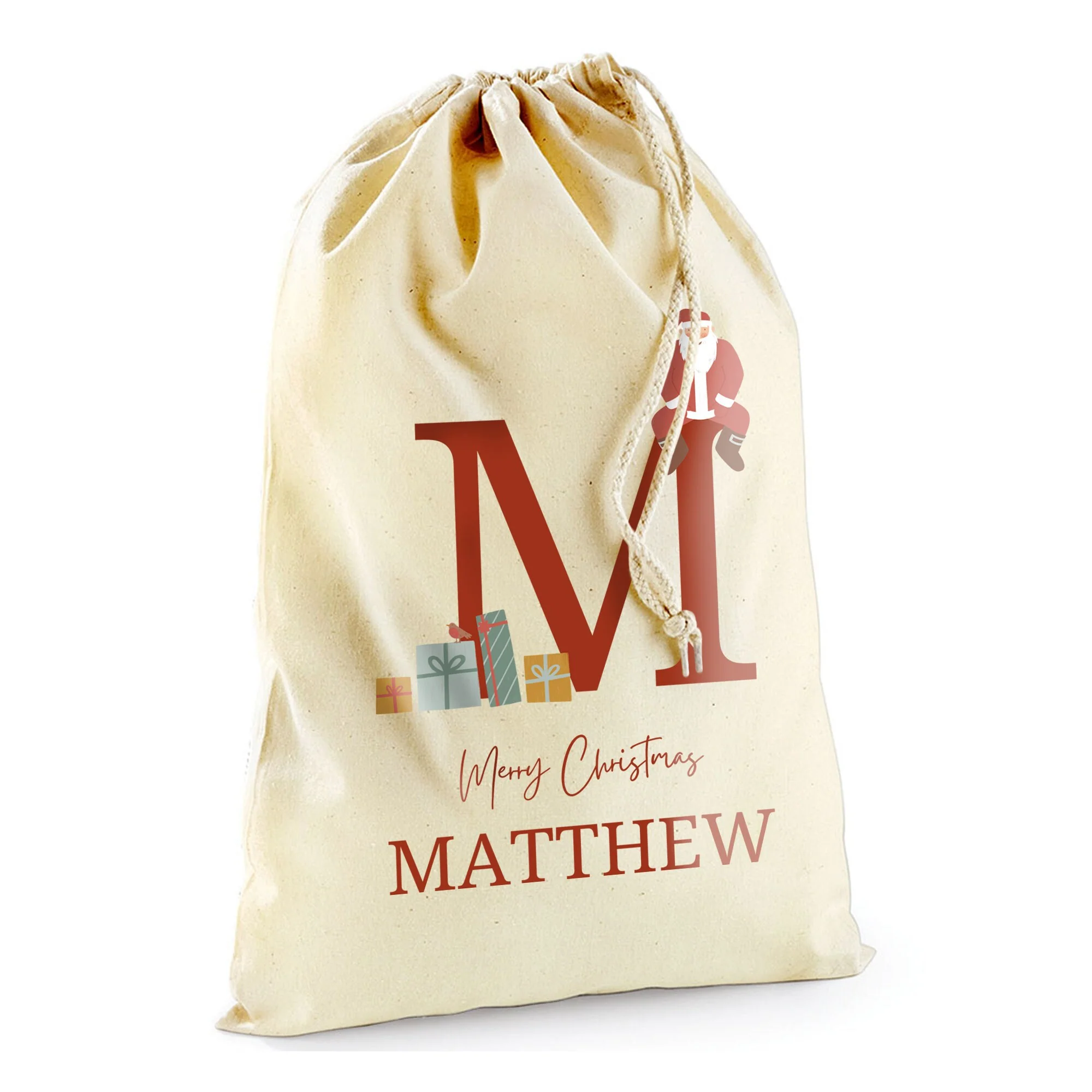 Personalised Christmas Santa Sack with Name - Image 5