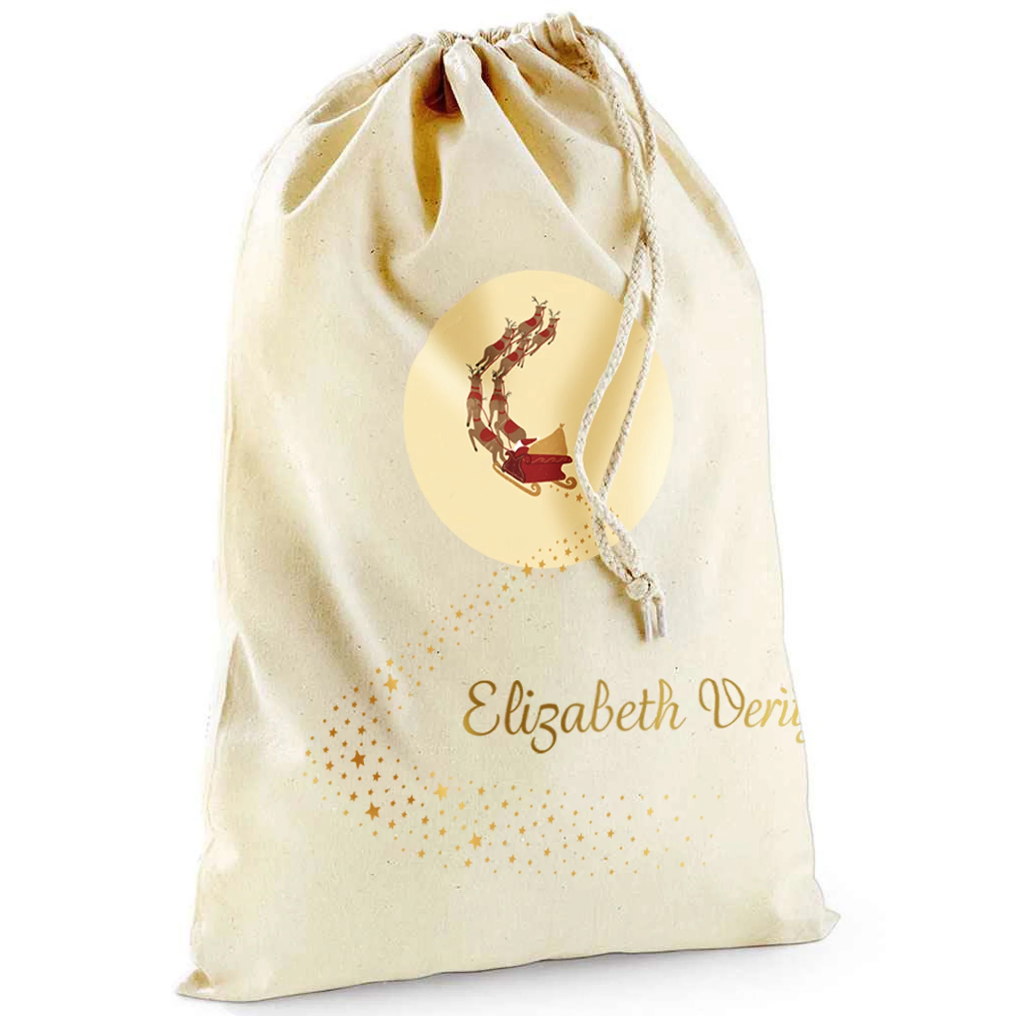 Personalised Christmas Santa Sleigh Sack - Image 3