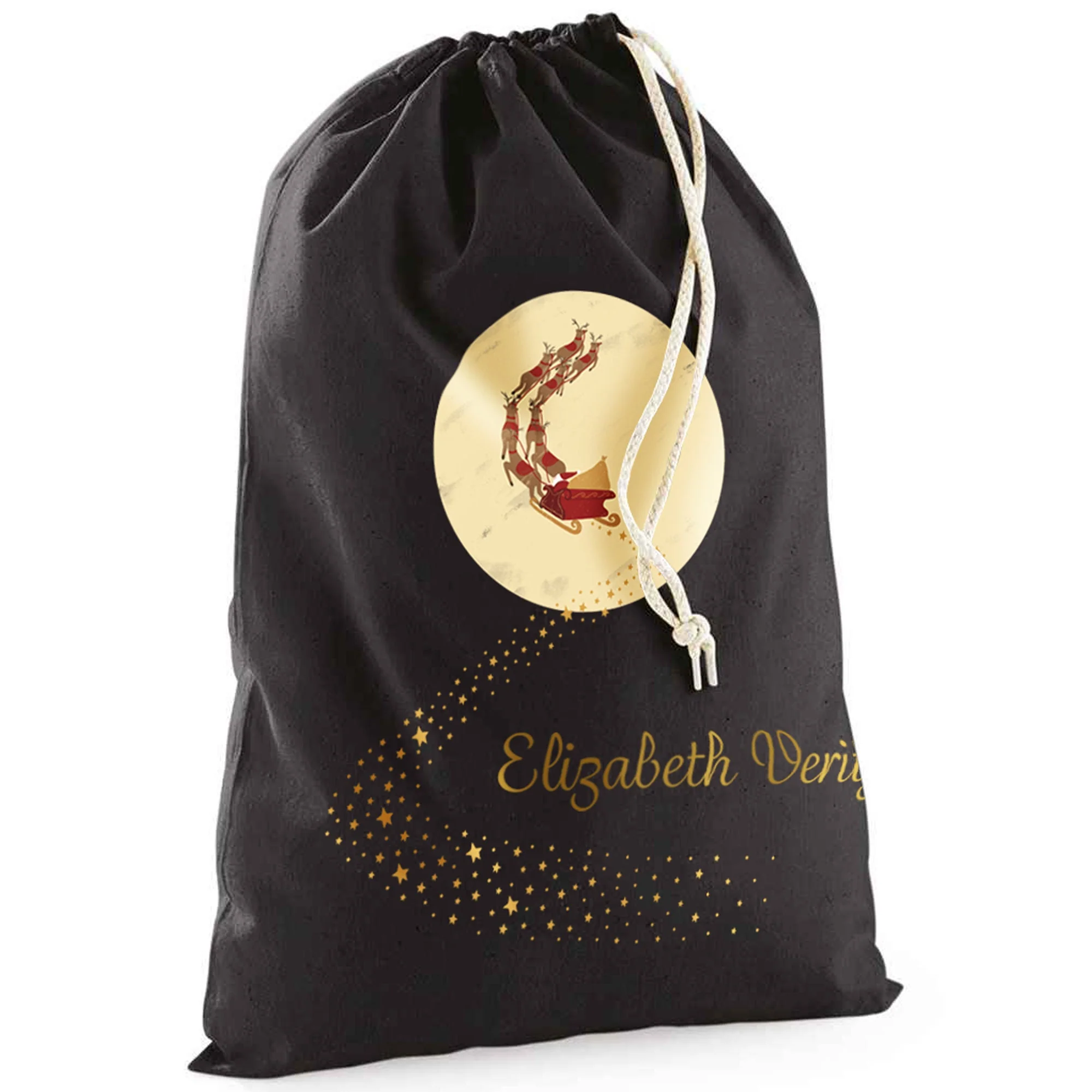 Personalised Christmas Santa Sleigh Sack - Image 4