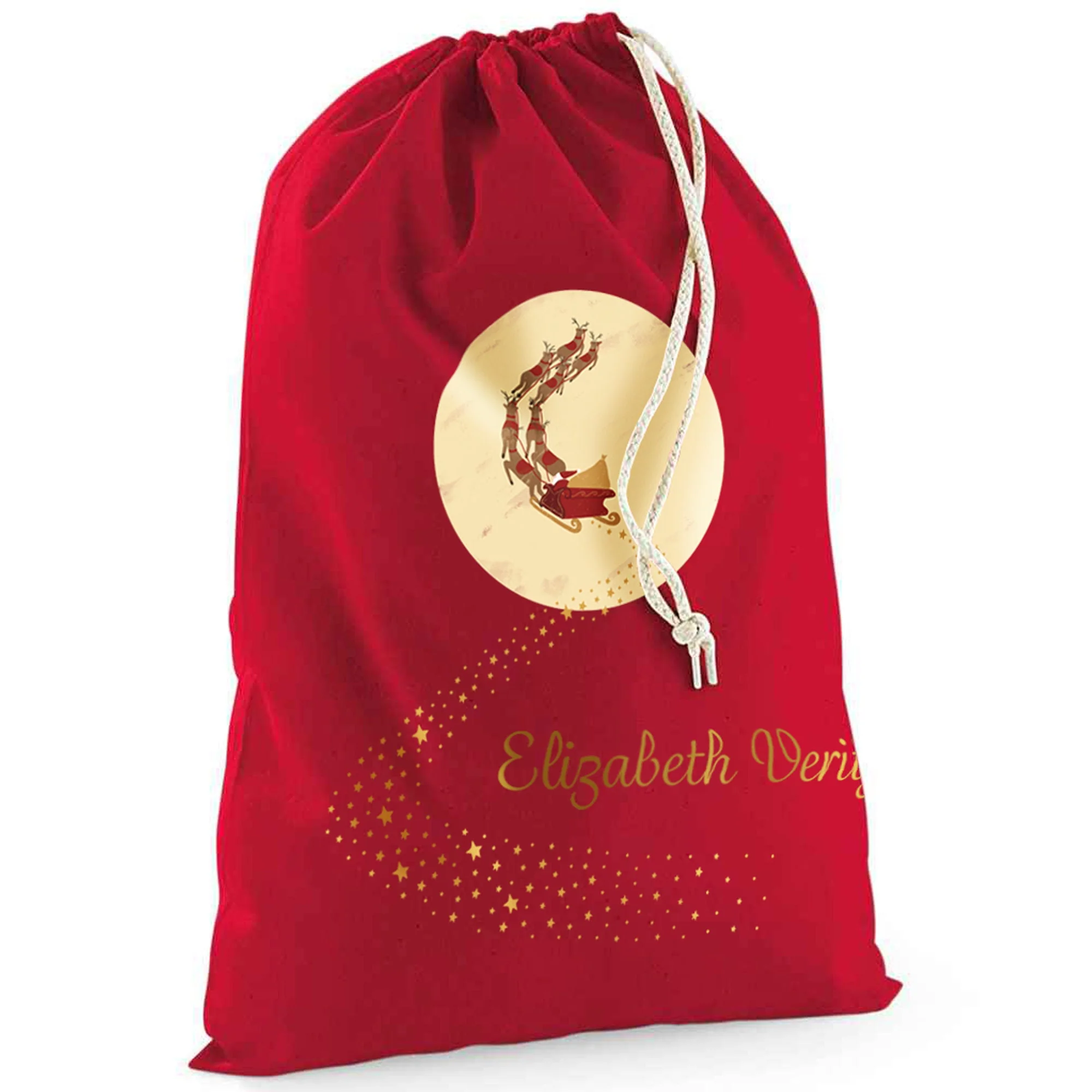 Personalised Christmas Santa Sleigh Sack - Image 5