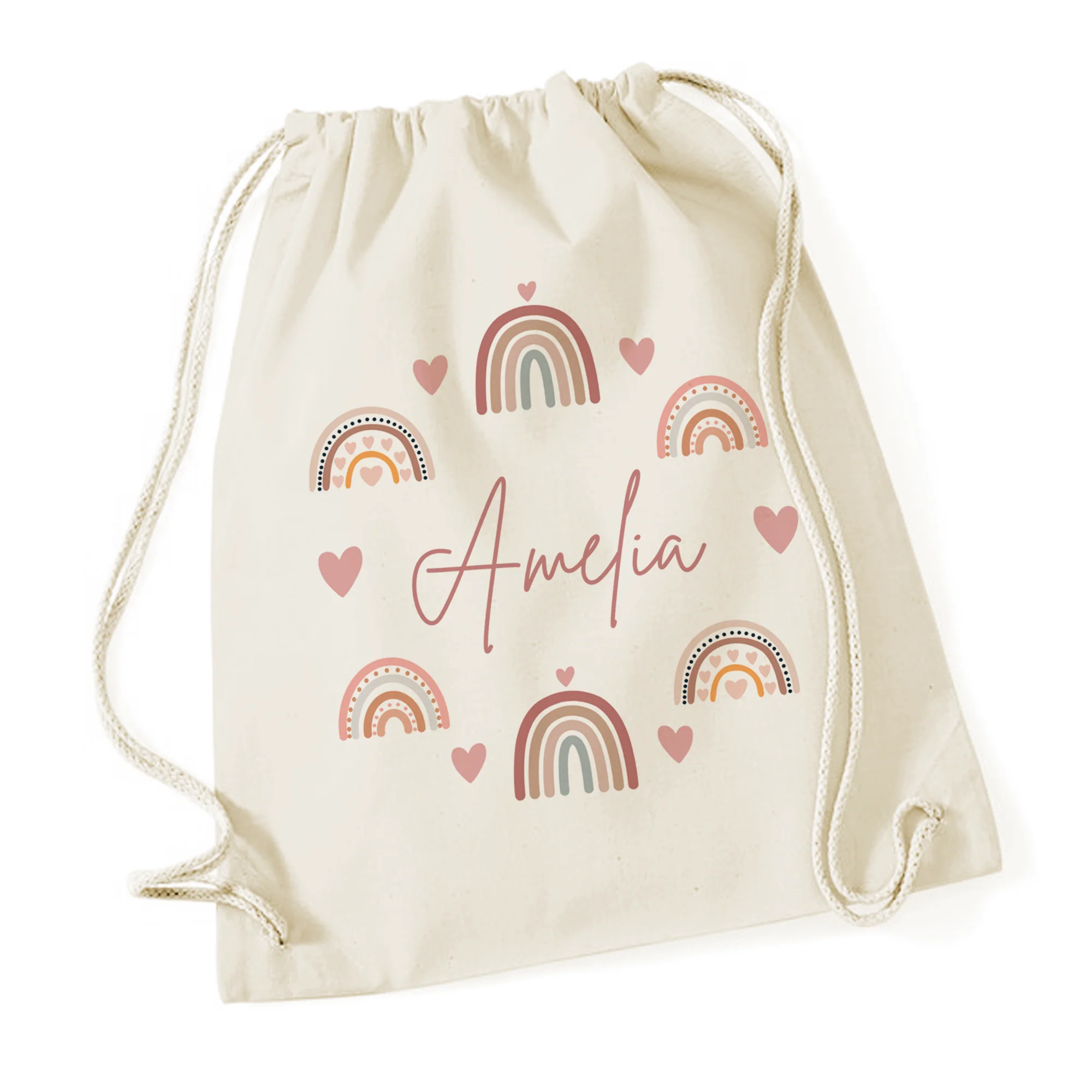 Personalised Drawstring Play Bag for Kids, Custom Toy Bag, Add Your Name, For Baby & Children, Nursery and Primary School, Boys and Girls