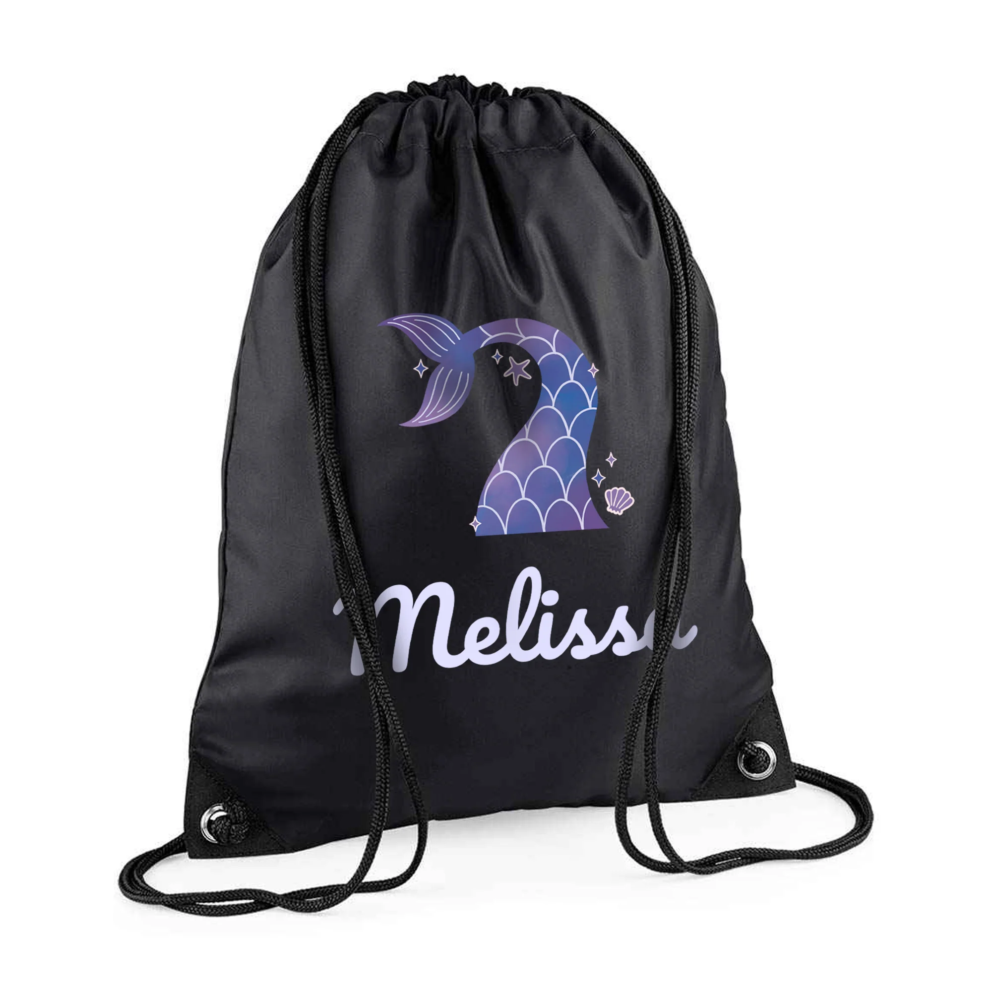 Personalised Mermaid Drawstring Bag - Image 7