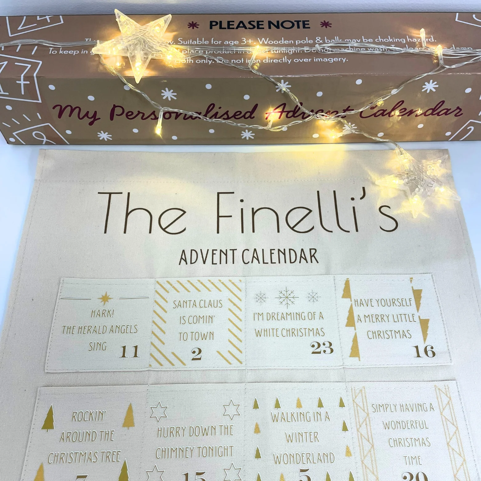 Personalised Christmas Hits Advent Calendar Countdown - Christmas songs advent calendar for kids - Image 11